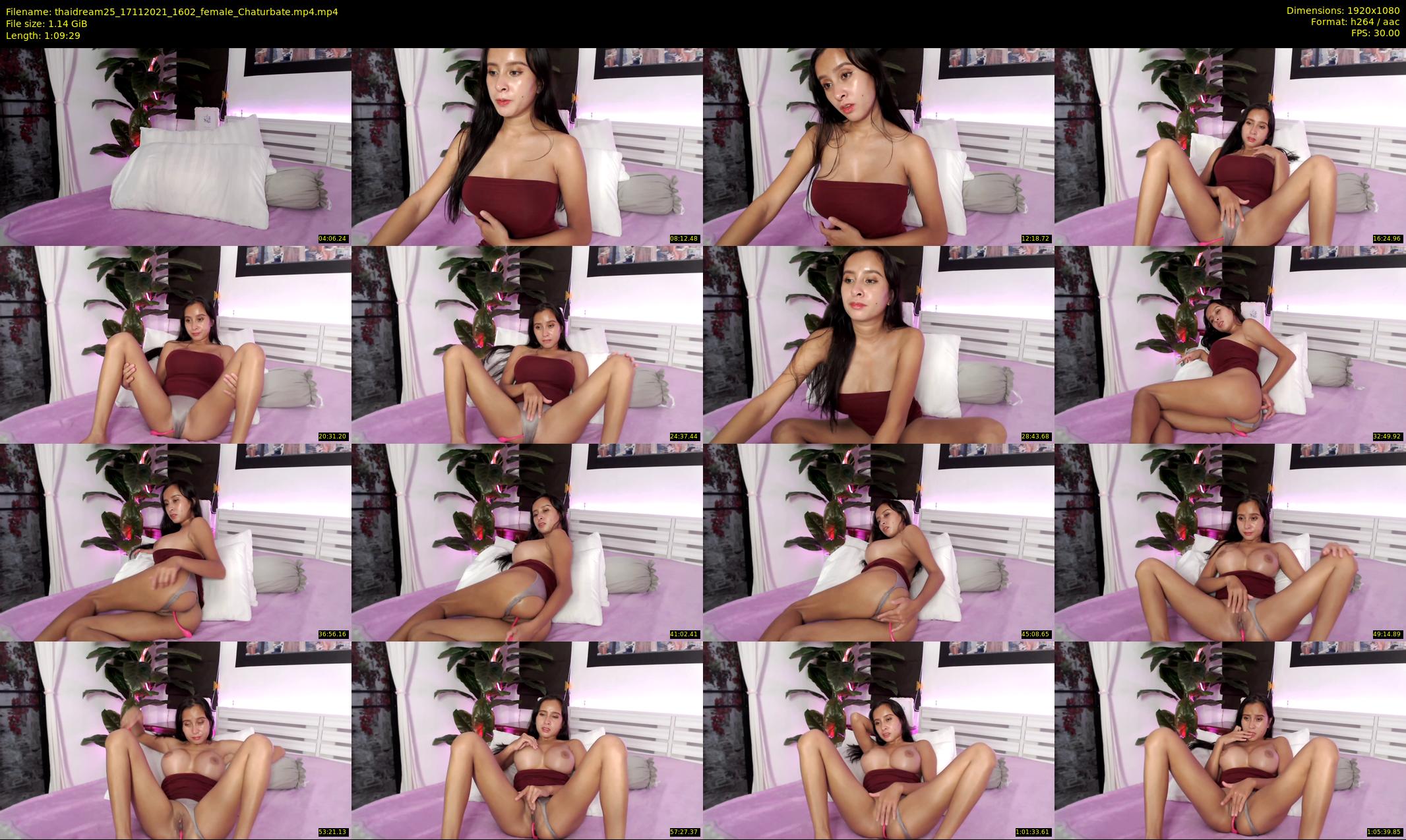 thaidream25 — 70 minute Chaturbate female cam show recording, 1080p, Nov 17, 2021