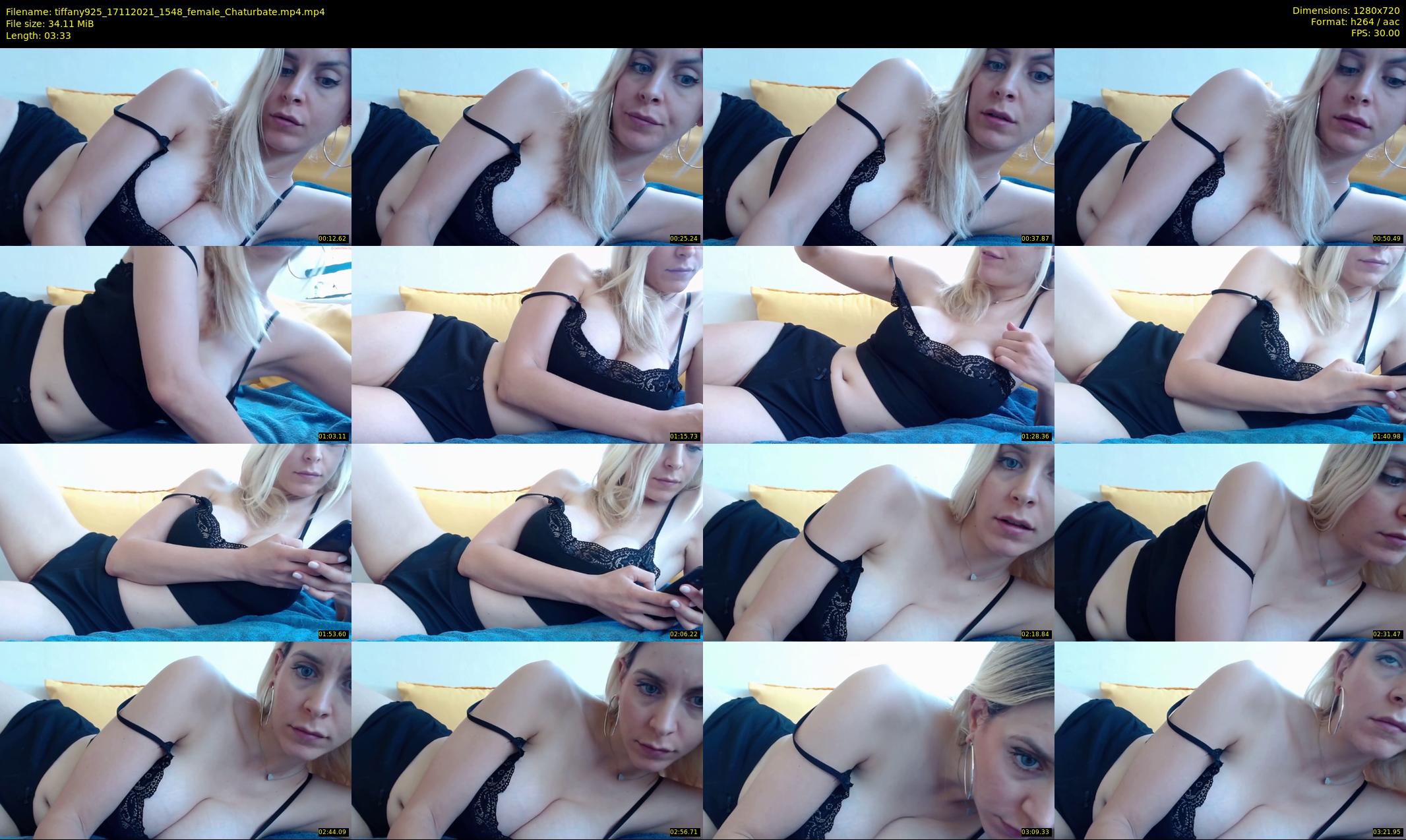 tiffany925 — 4 minute Chaturbate female cam show recording, 720p, Nov 17, 2021