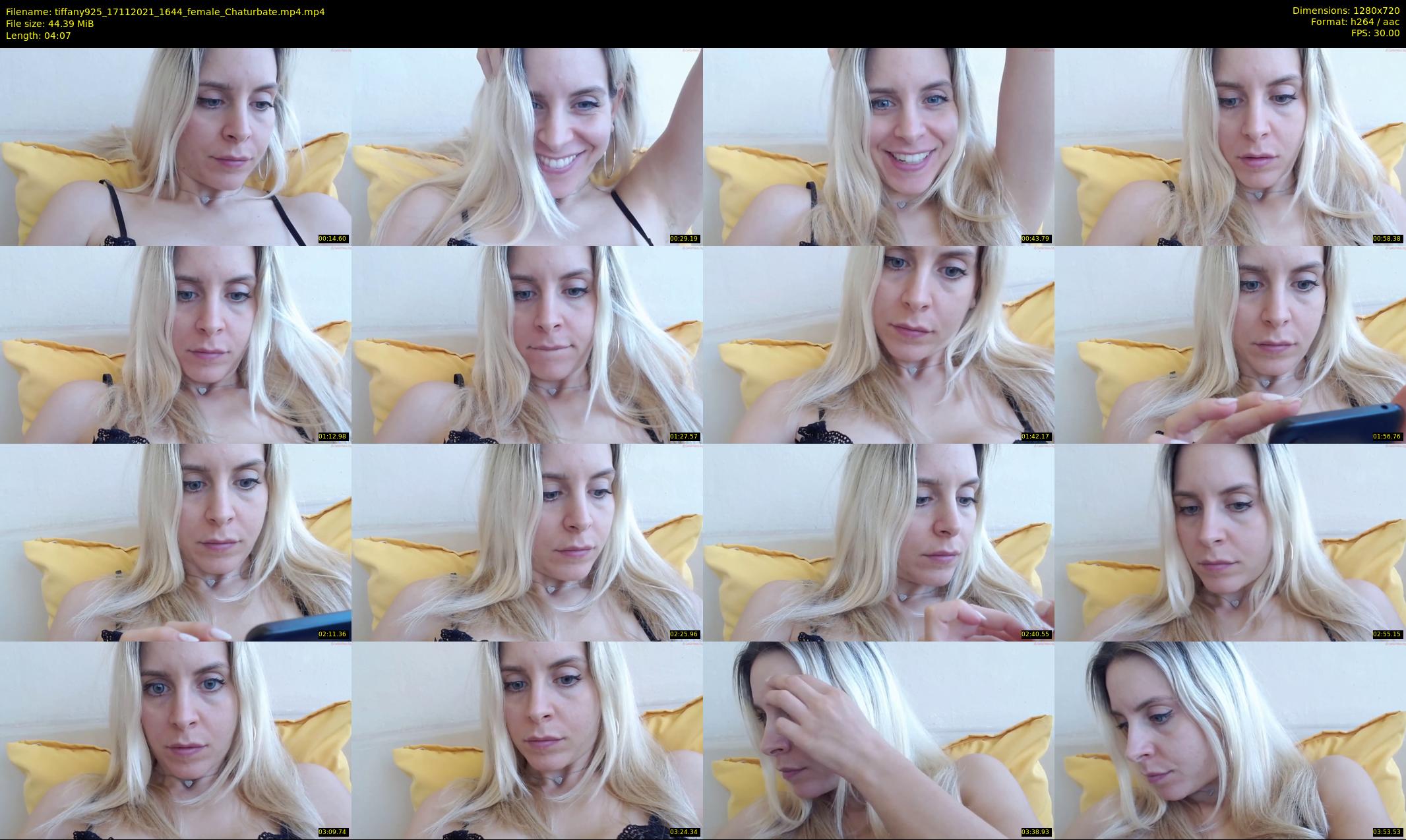 tiffany925 — 5 minute Chaturbate female cam show recording, 720p, Nov 17, 2021