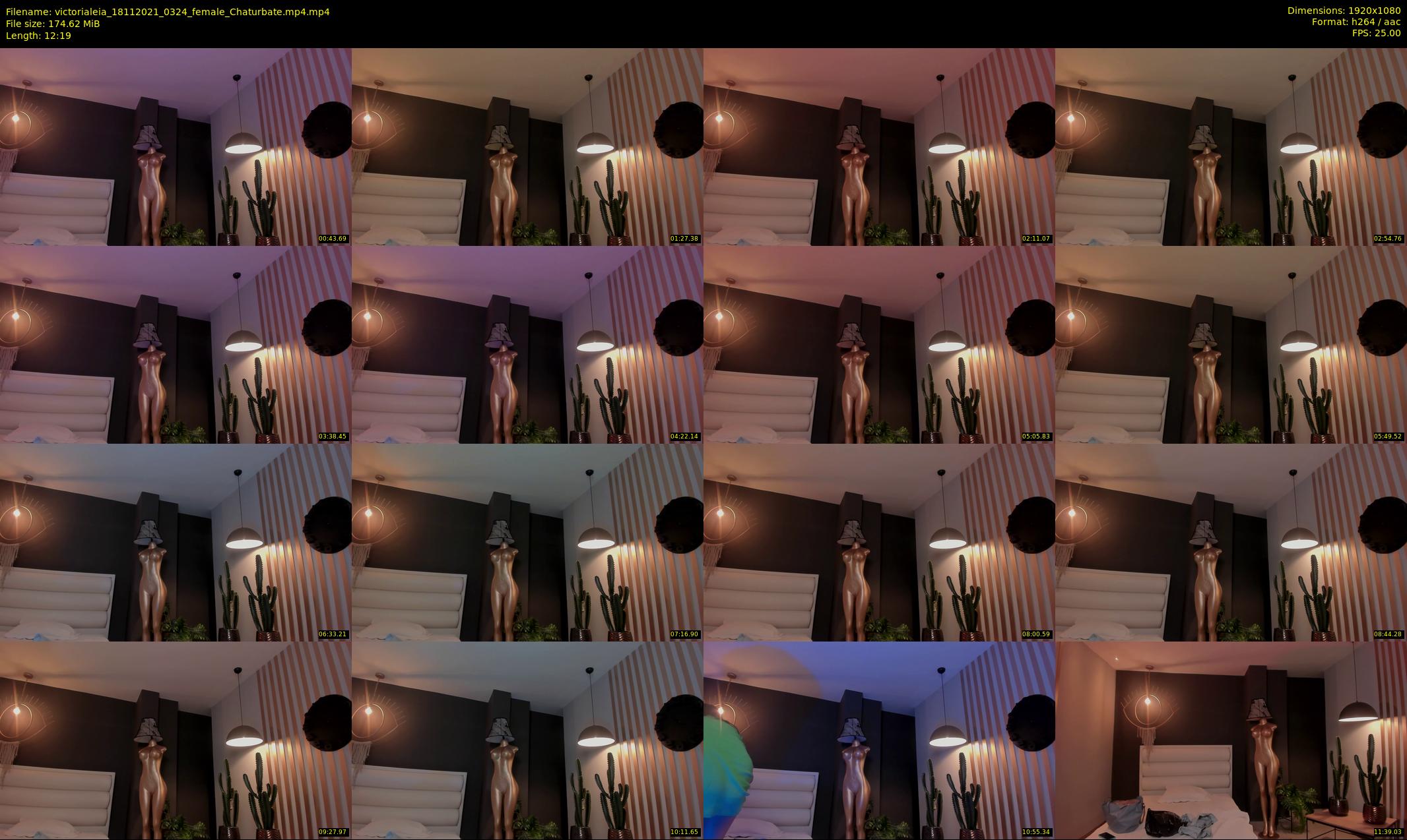 victorialeia — 13 minute Chaturbate female cam show recording, 1080p, Nov 18, 2021