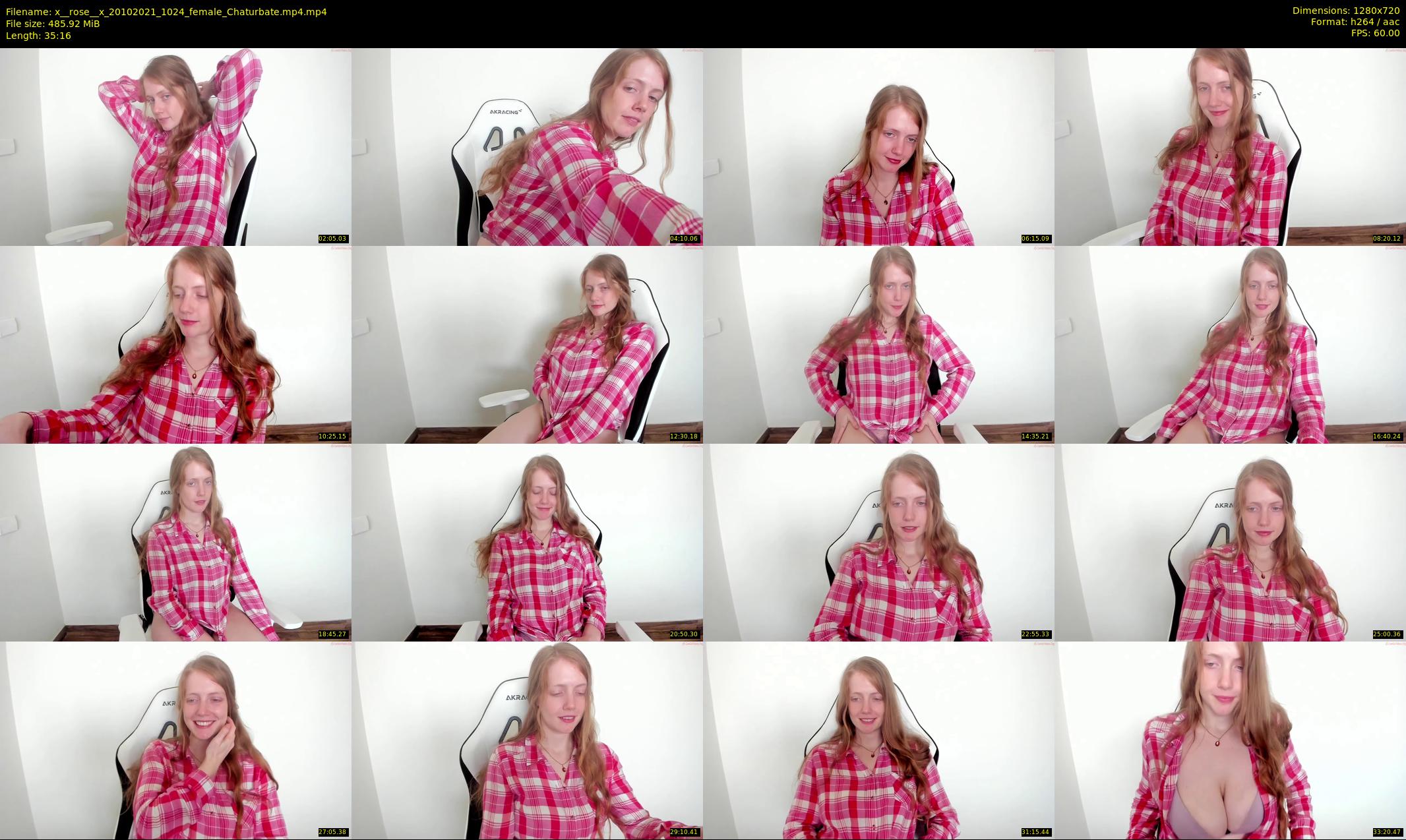 x__rose__x — 36 minute Chaturbate female cam show recording, 720p, Oct 20, 2021