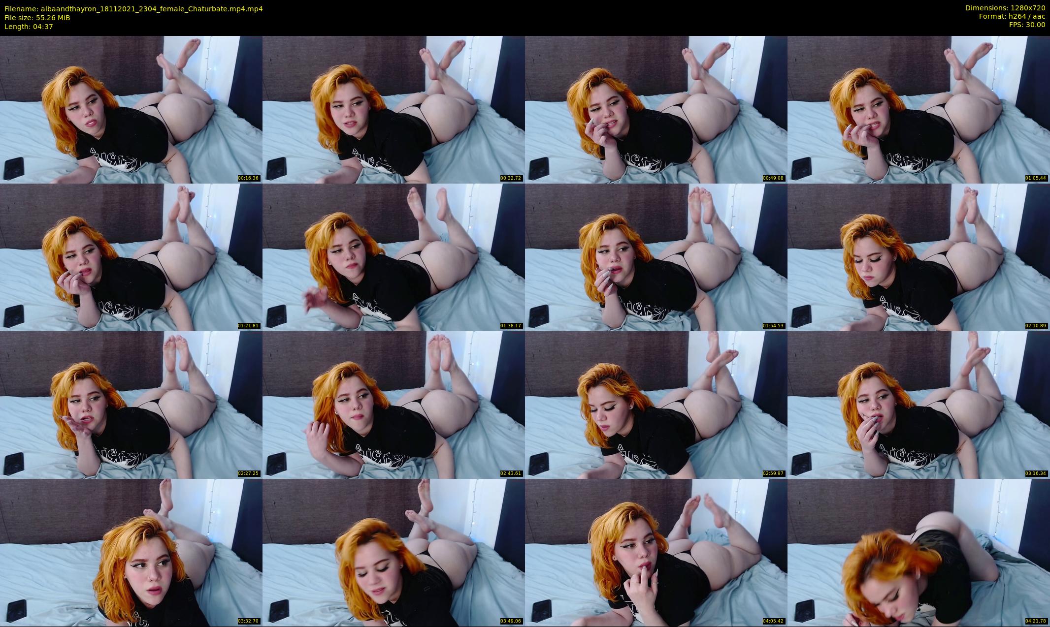 albaandthayron — 5 minute Chaturbate couple cam show recording, 720p, Nov 18, 2021