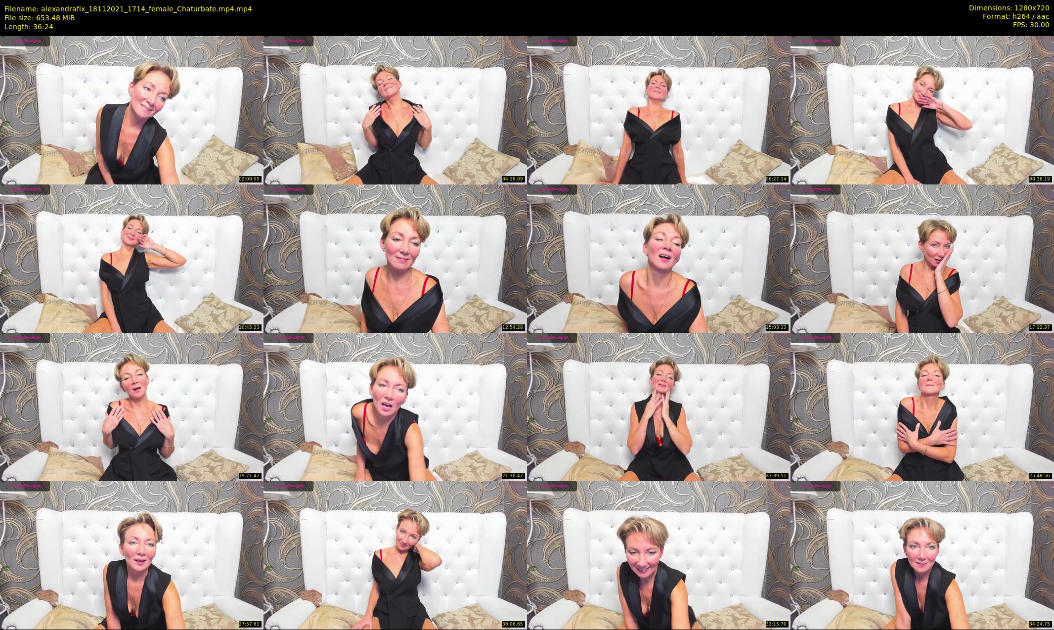 alexandrafix — 37 minute Chaturbate female cam show recording, 720p, Nov 18, 2021