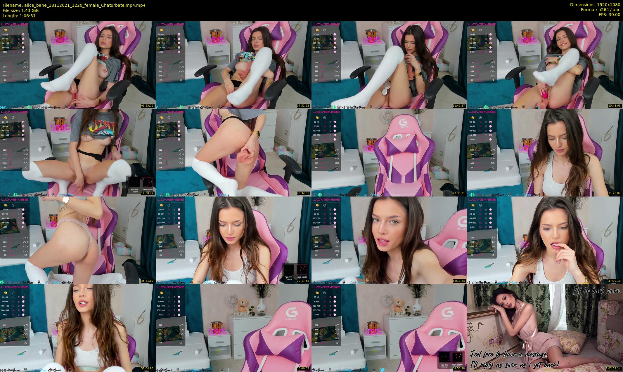 alice_bane — 67 minute Chaturbate female cam show recording, 1080p, Nov 18, 2021