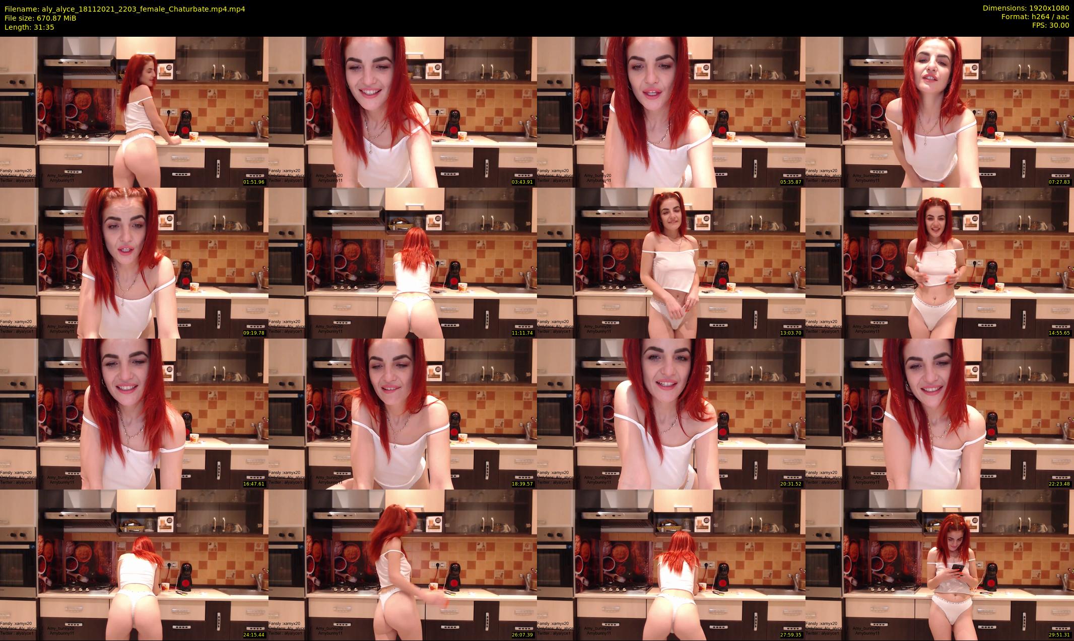 aly_alyce — 32 minute Chaturbate female cam show recording, 1080p, Nov 18, 2021