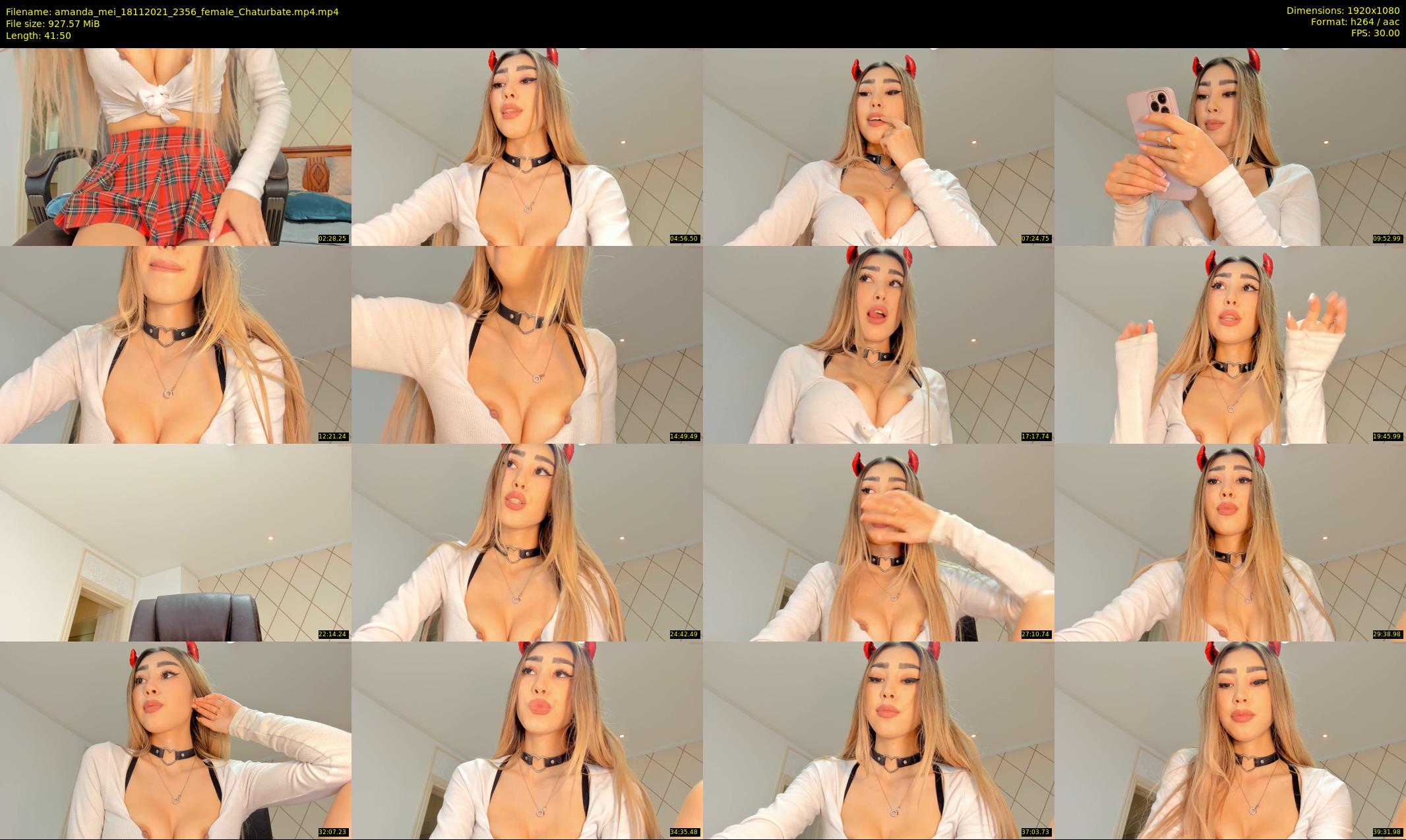 amanda_mei — 42 minute Chaturbate female cam show recording, 1080p, Nov 18, 2021