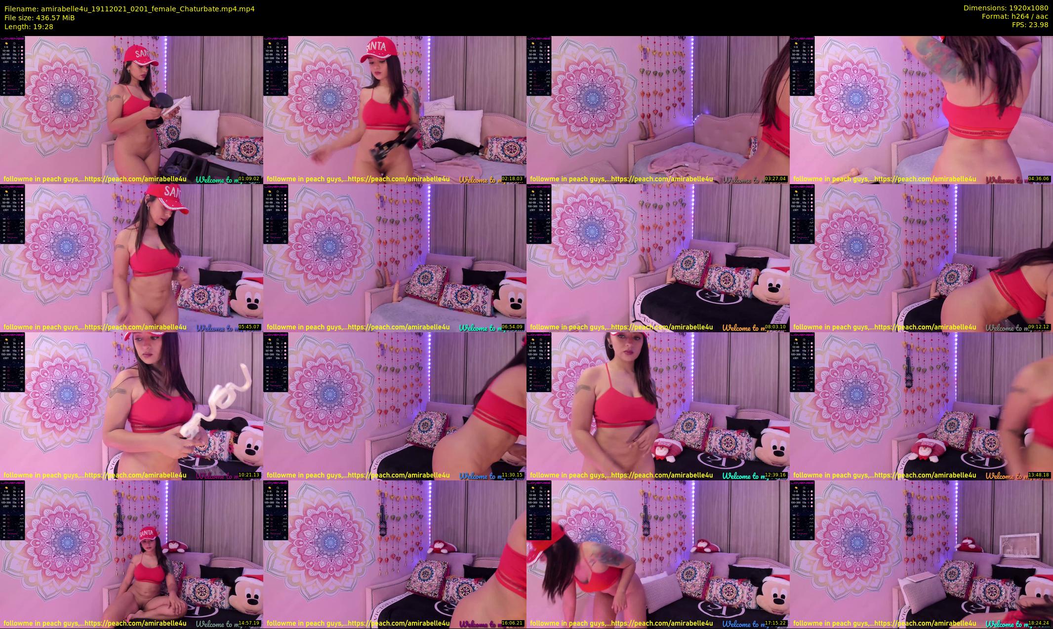 amirabelle4u — 20 minute Chaturbate female cam show recording, 1080p, Nov 19, 2021