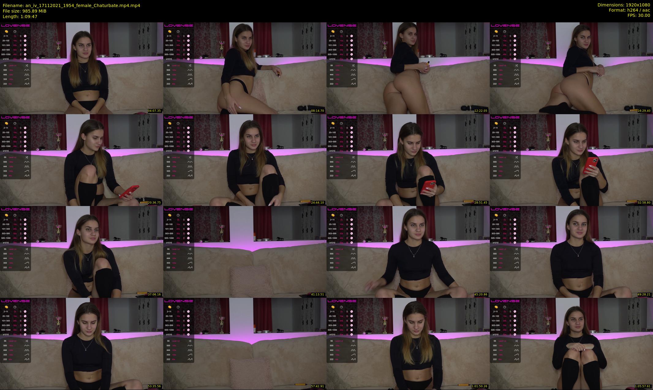 an_iv — 70 minute Chaturbate female cam show recording, 1080p, Nov 17, 2021