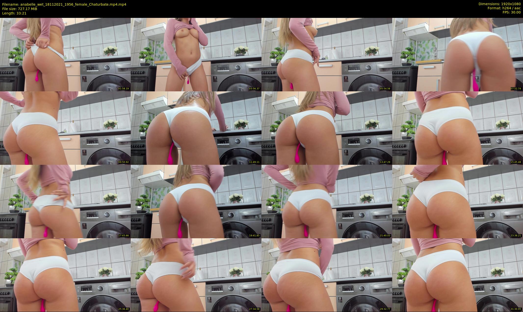 anabelle_wet — 34 minute Chaturbate female cam show recording, 1080p, Nov 18, 2021