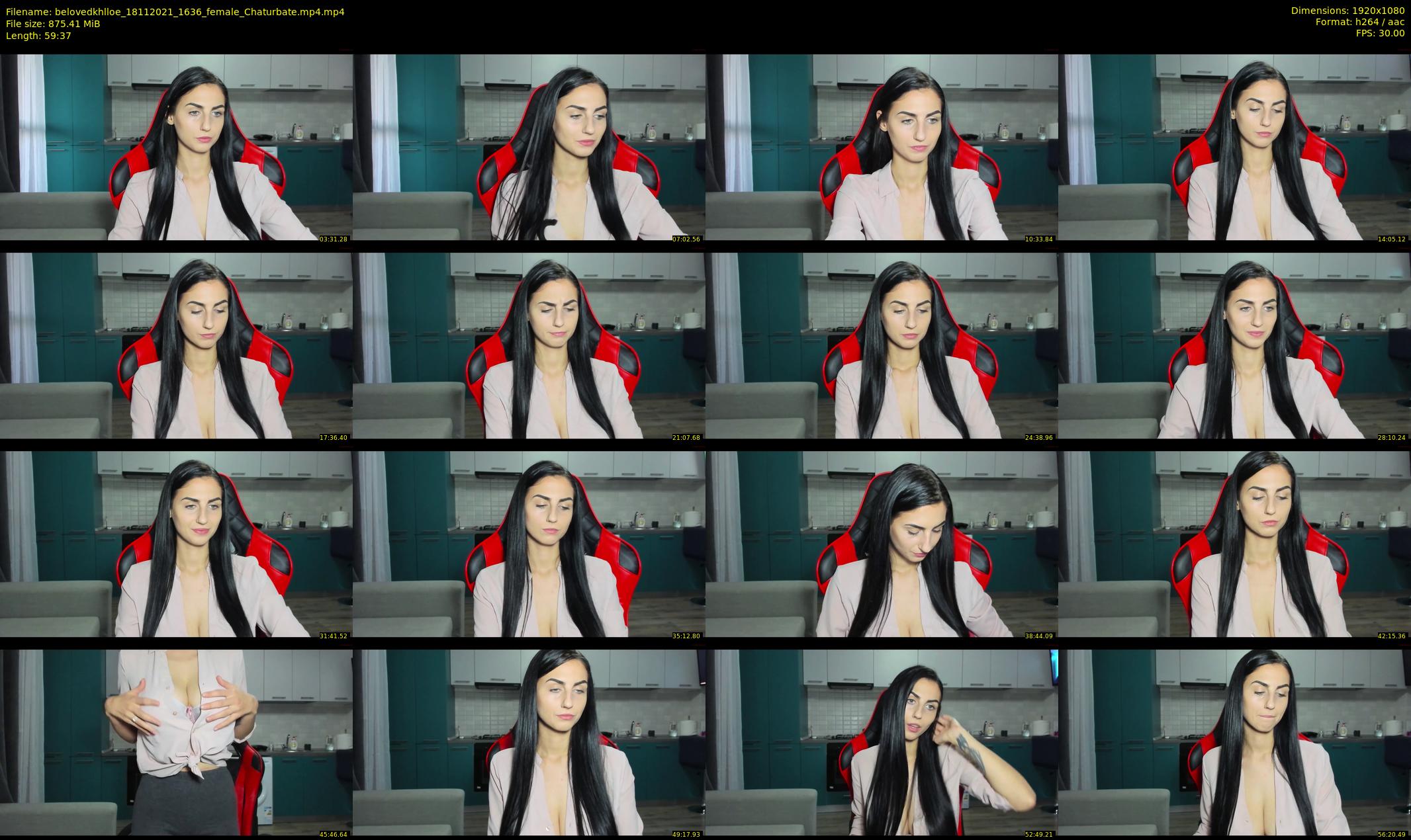 belovedkhlloe — 60 minute Chaturbate female cam show recording, 1080p, Nov 18, 2021