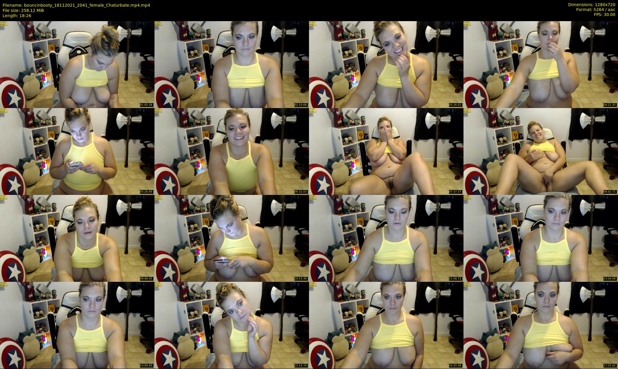 bouncinbooty — 19 minute Chaturbate female cam show recording, 720p, Nov 18, 2021
