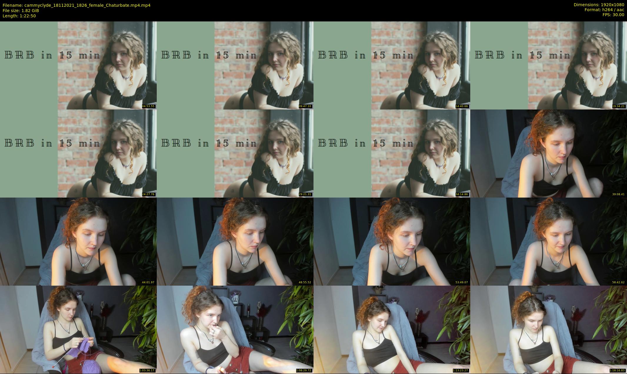 cammyclyde — 83 minute Chaturbate female cam show recording, 1080p, Nov 18, 2021