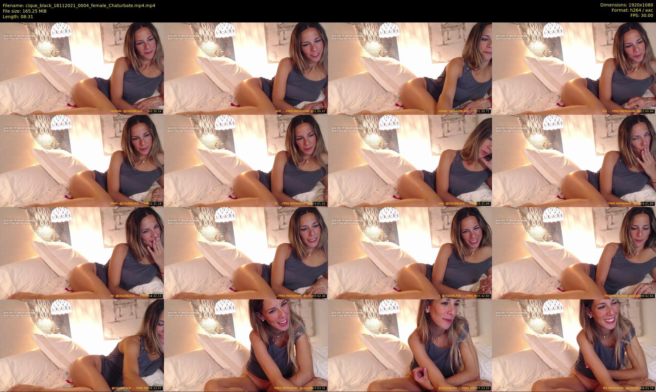 cique_black — 9 minute Chaturbate female cam show recording, 1080p, Nov 18, 2021