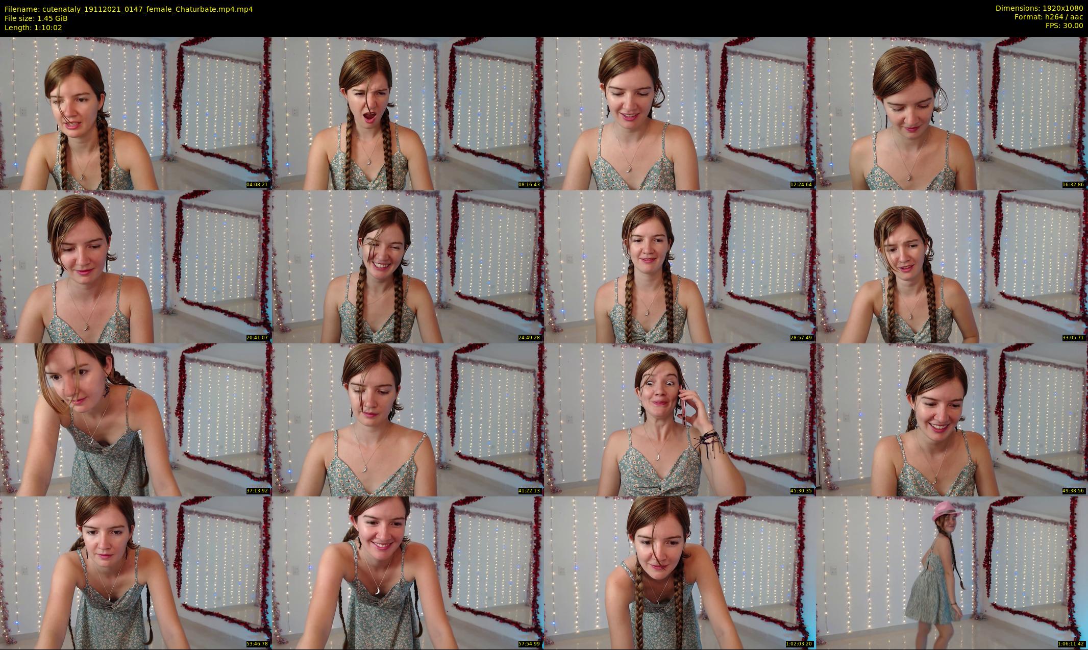 cutenataly — 71 minute Chaturbate female cam show recording, 1080p, Nov 19, 2021