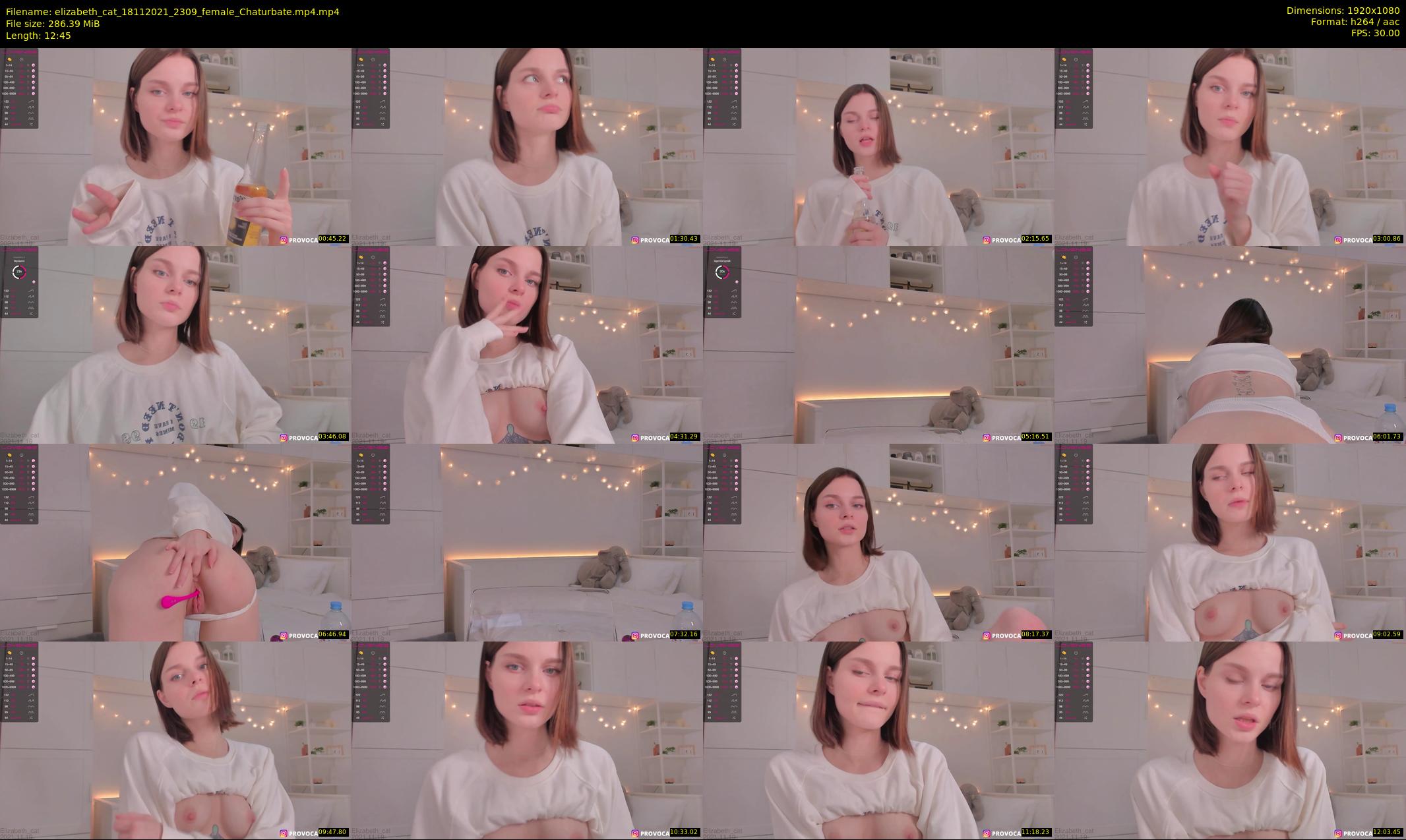 elizabeth_cat — 13 minute Chaturbate female cam show recording, 1080p, Nov 18, 2021