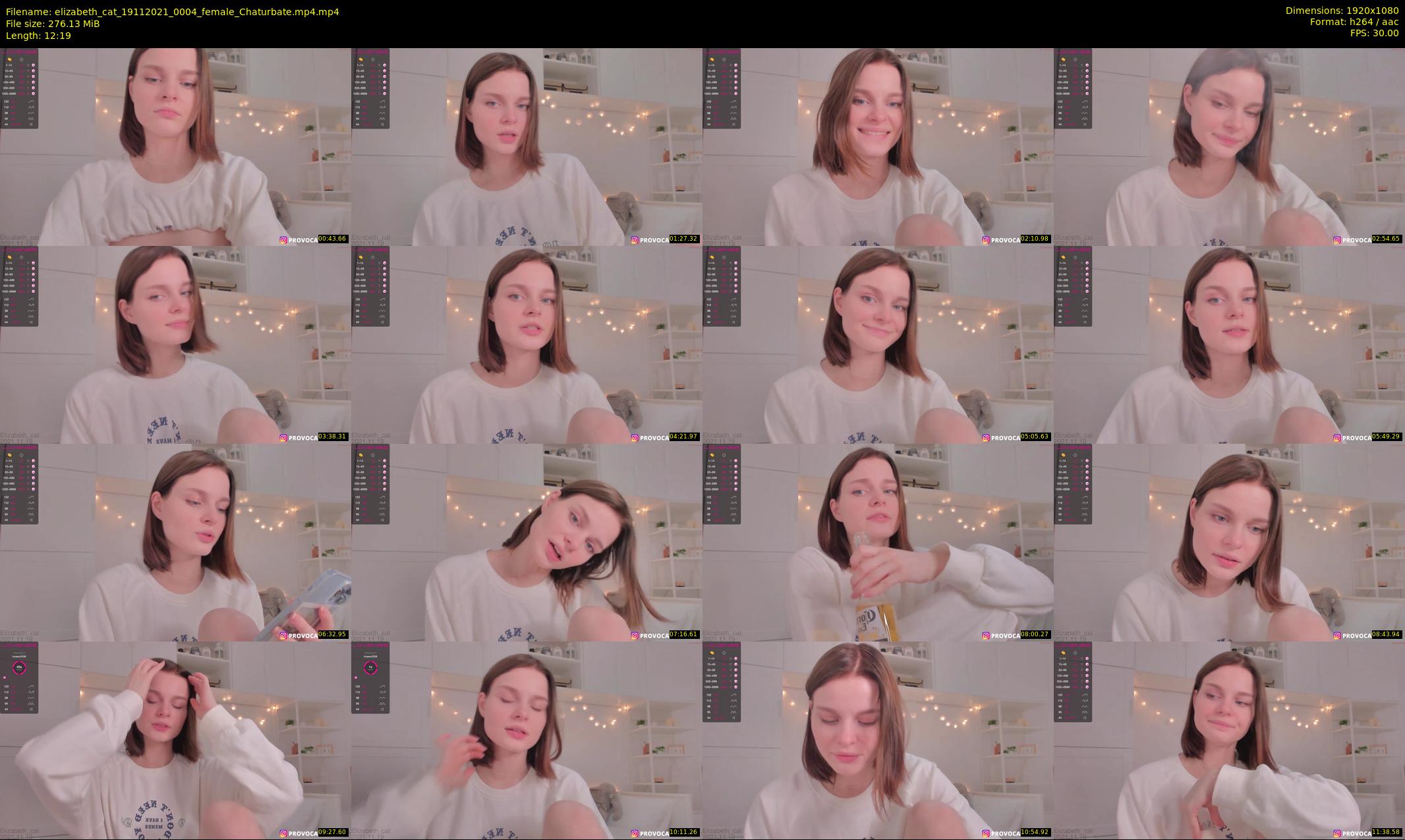 elizabeth_cat — 13 minute Chaturbate female cam show recording, 1080p, Nov 19, 2021