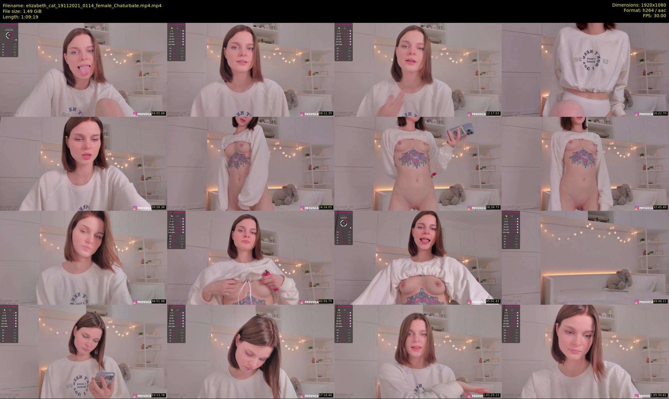 elizabeth_cat — 70 minute Chaturbate female cam show recording, 1080p, Nov 19, 2021