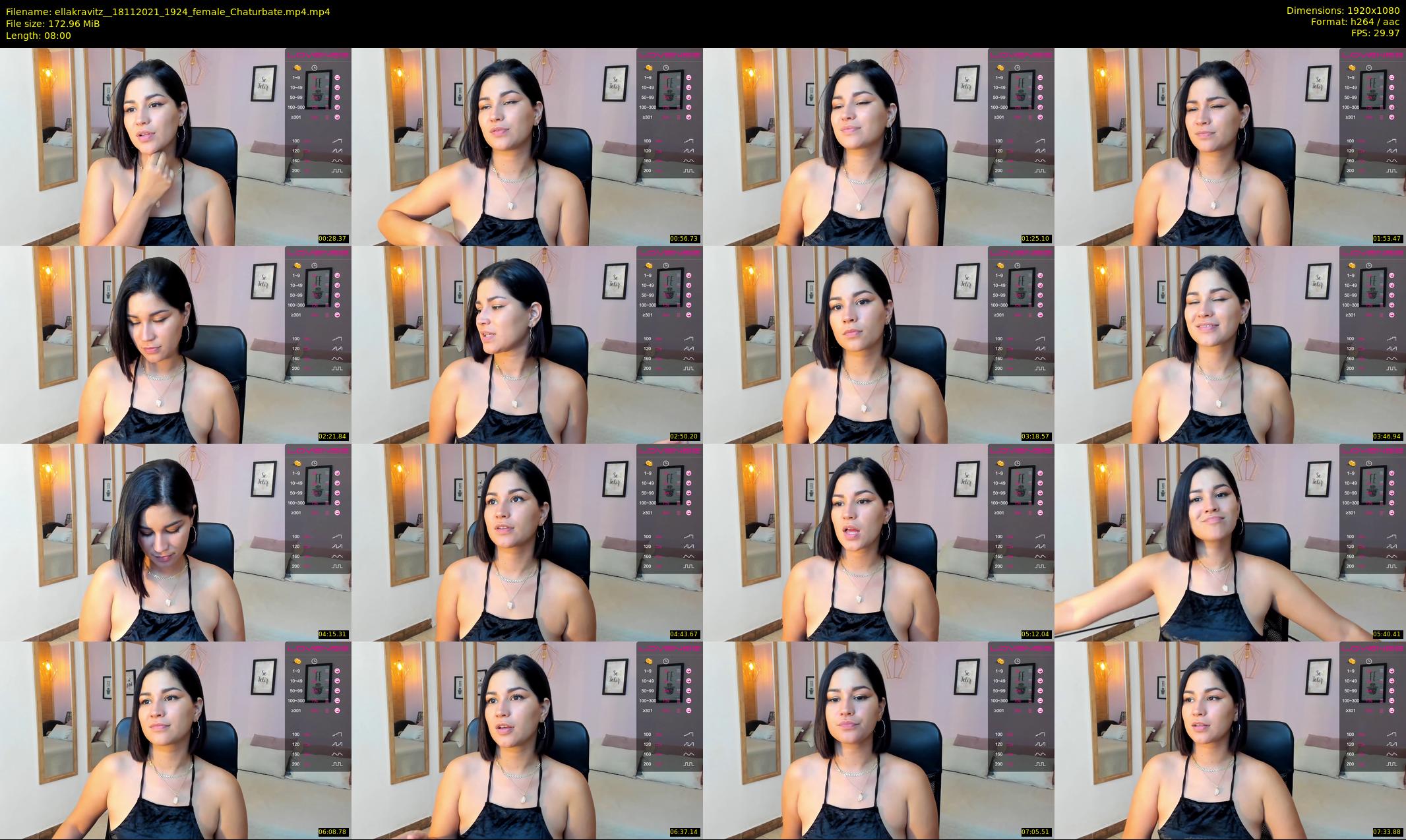 ellakravitz_ — 8 minute Chaturbate female cam show recording, 1080p, Nov 18, 2021