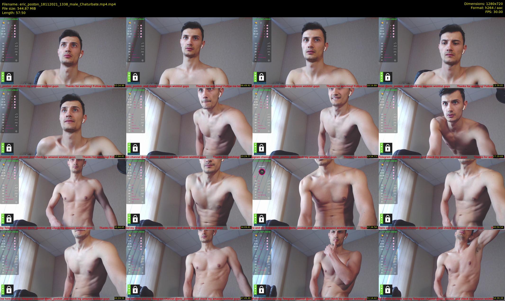 eric_poston — 58 minute Chaturbate male cam show recording, 720p, Nov 18, 2021