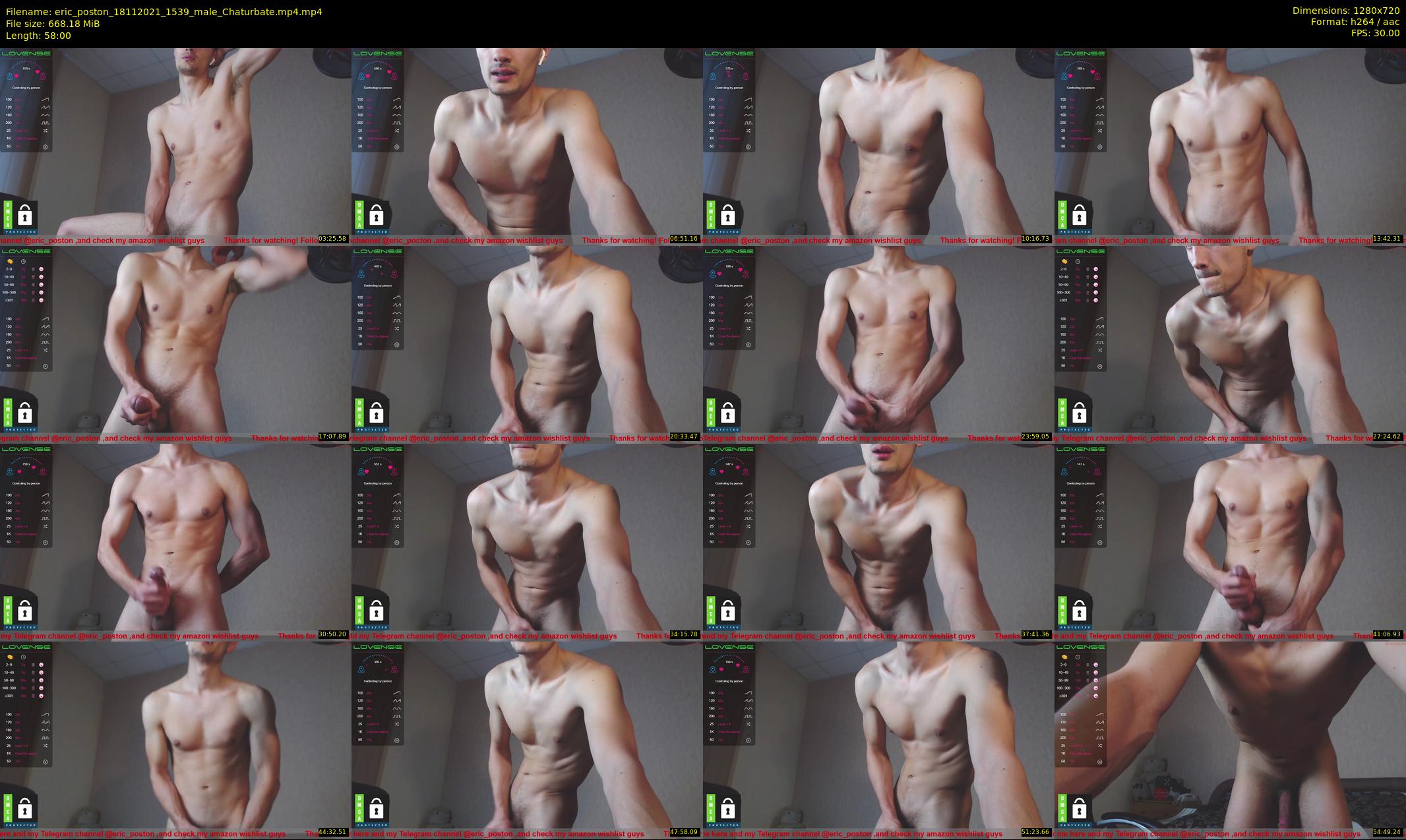 eric_poston — 58 minute Chaturbate male cam show recording, 720p, Nov 18, 2021