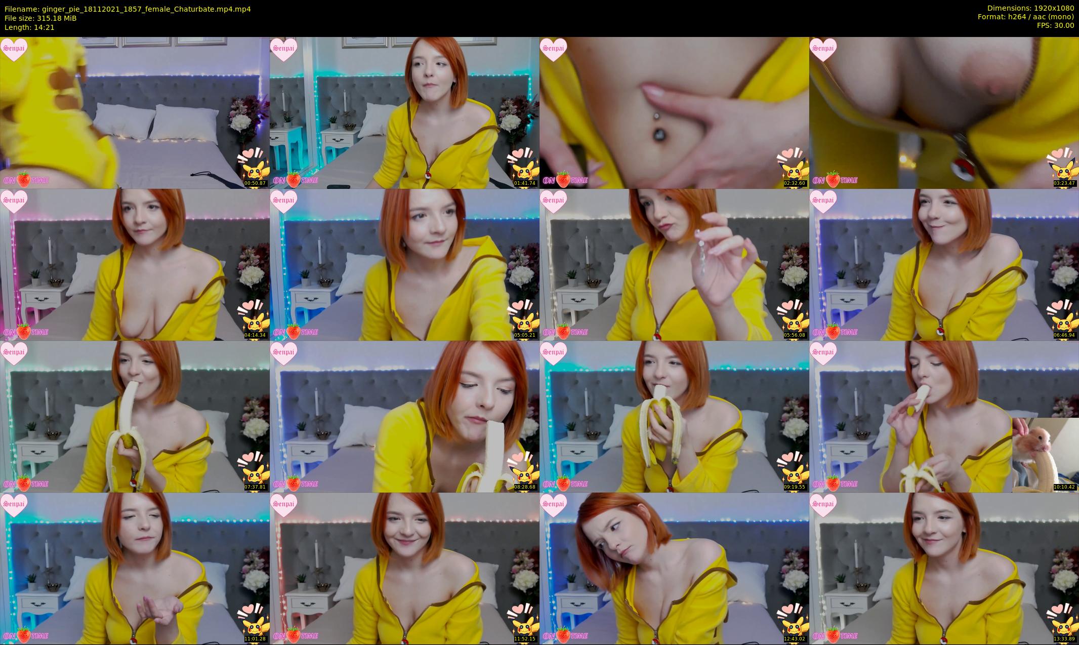 ginger_pie — 15 minute Chaturbate female cam show recording, 1080p, Nov 18, 2021