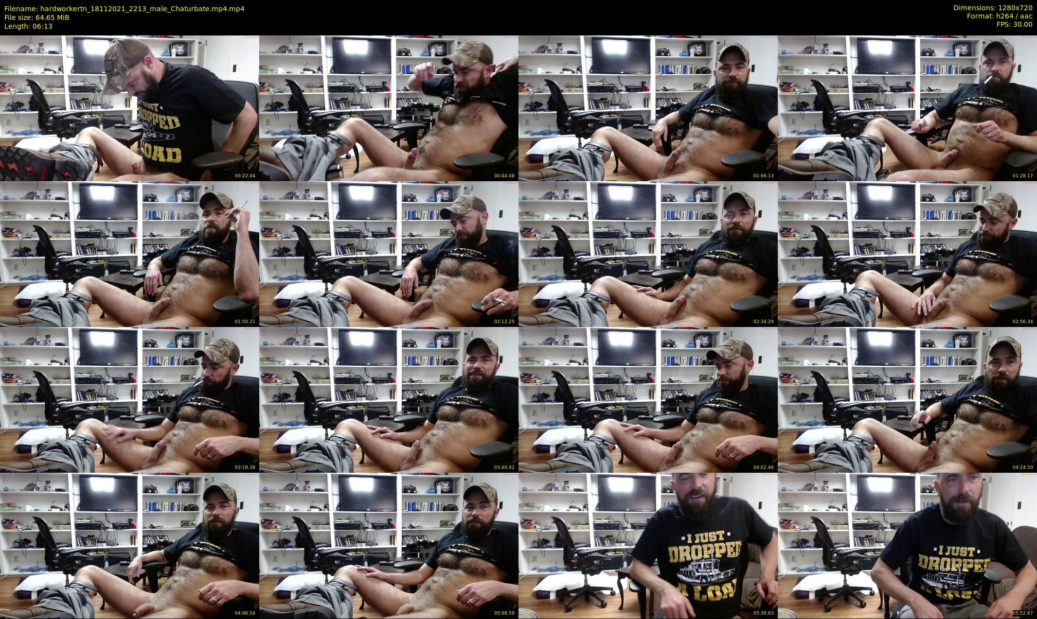 hardworkertn — 7 minute Chaturbate male cam show recording, 720p, Nov 18, 2021