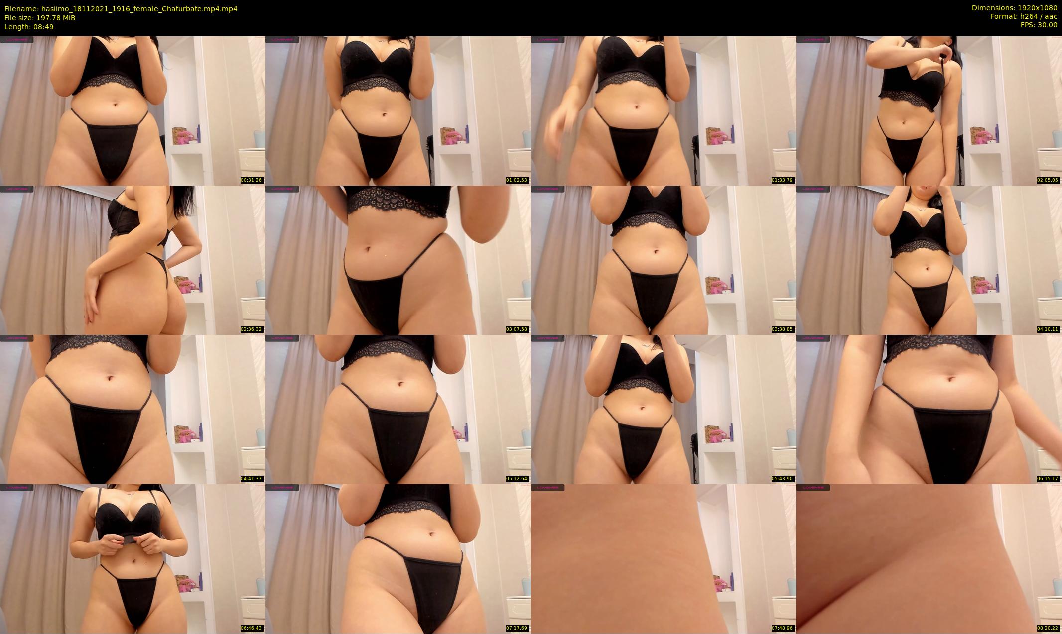 hasiimo — 9 minute Chaturbate female cam show recording, 1080p, Nov 18, 2021