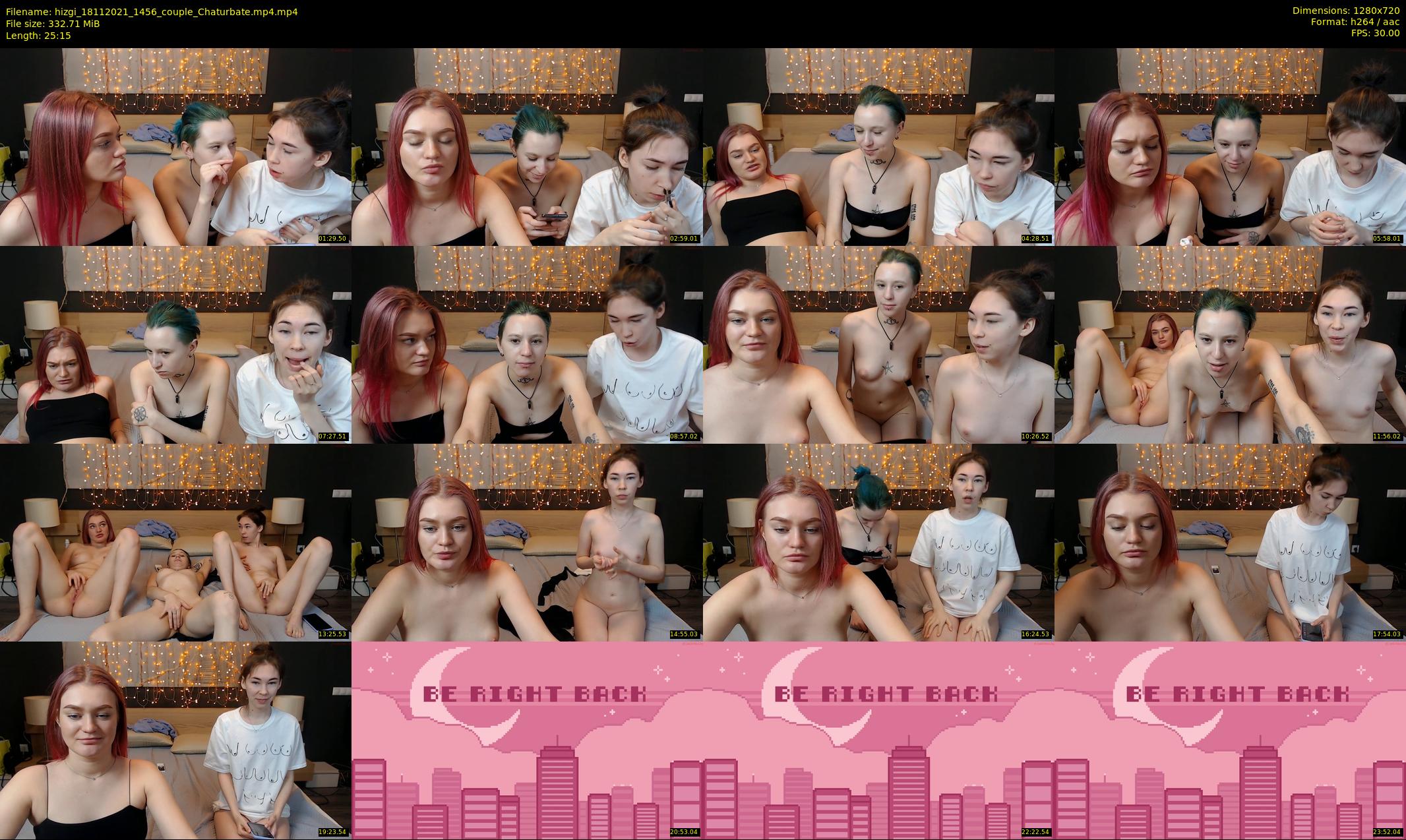 hizgi — 26 minute Chaturbate couple cam show recording, 720p, Nov 18, 2021