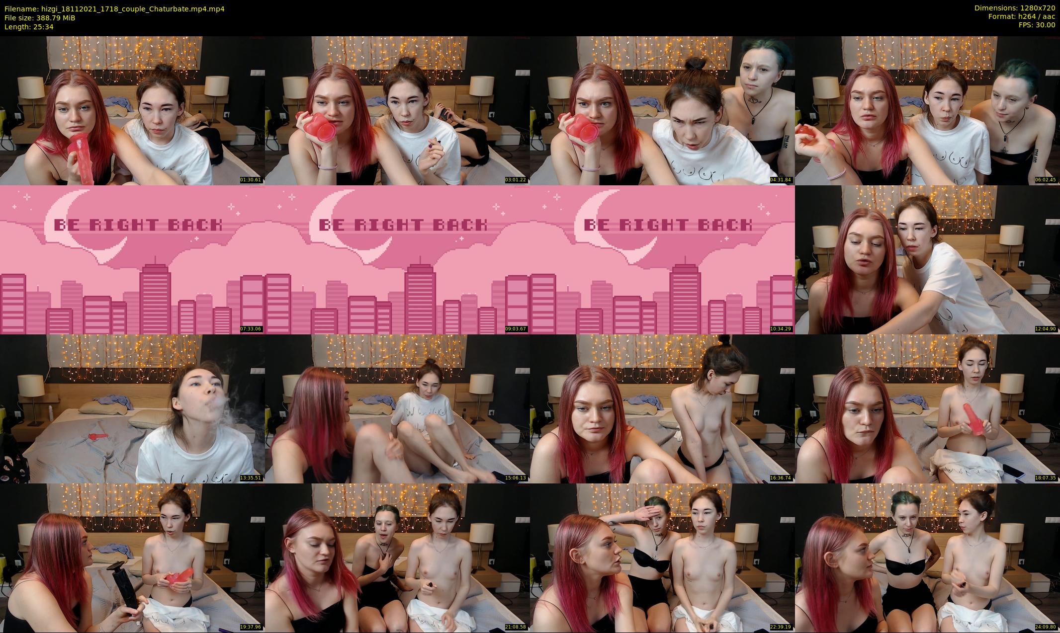 hizgi — 26 minute Chaturbate couple cam show recording, 720p, Nov 18, 2021