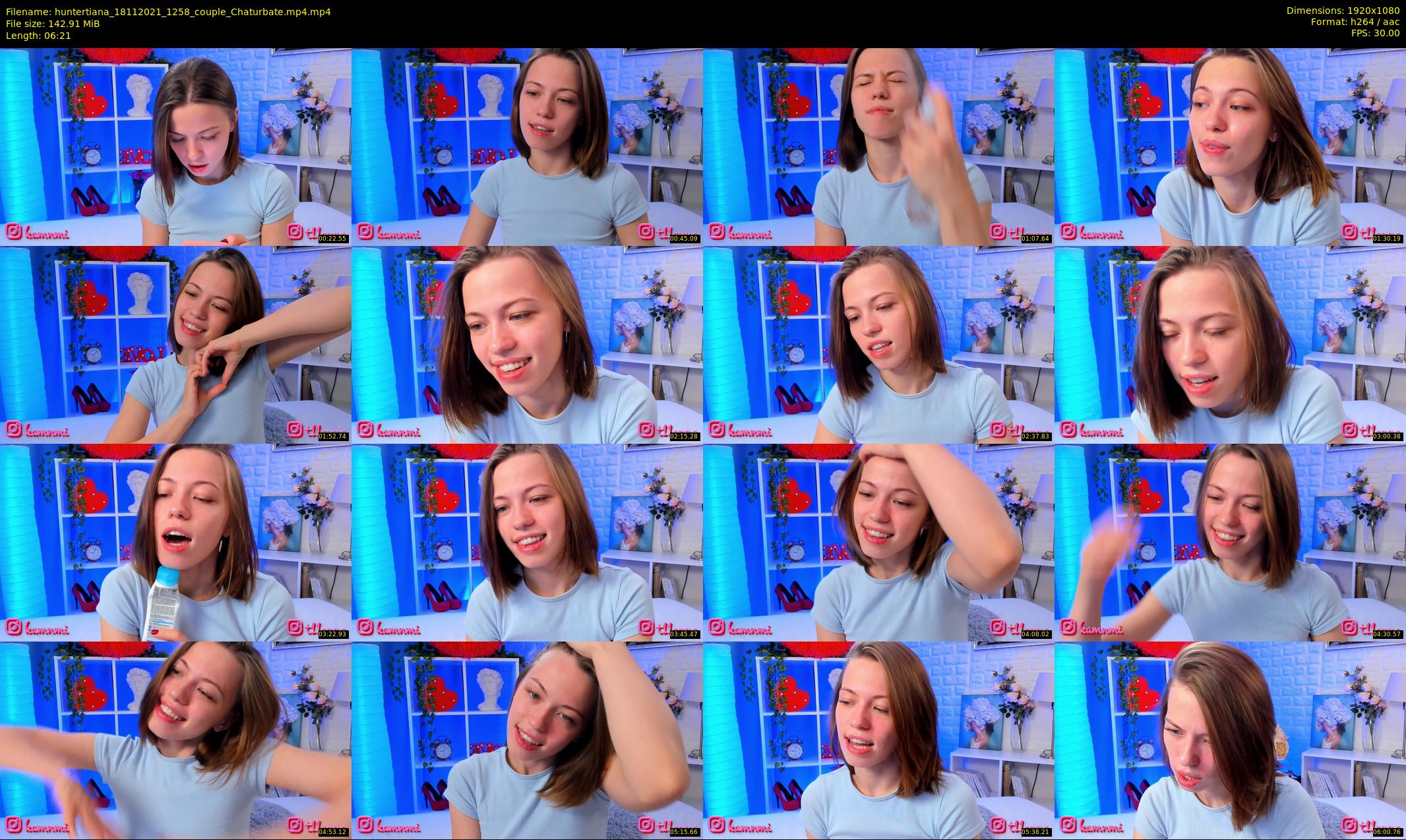 huntertiana — 7 minute Chaturbate female cam show recording, 1080p, Nov 18, 2021