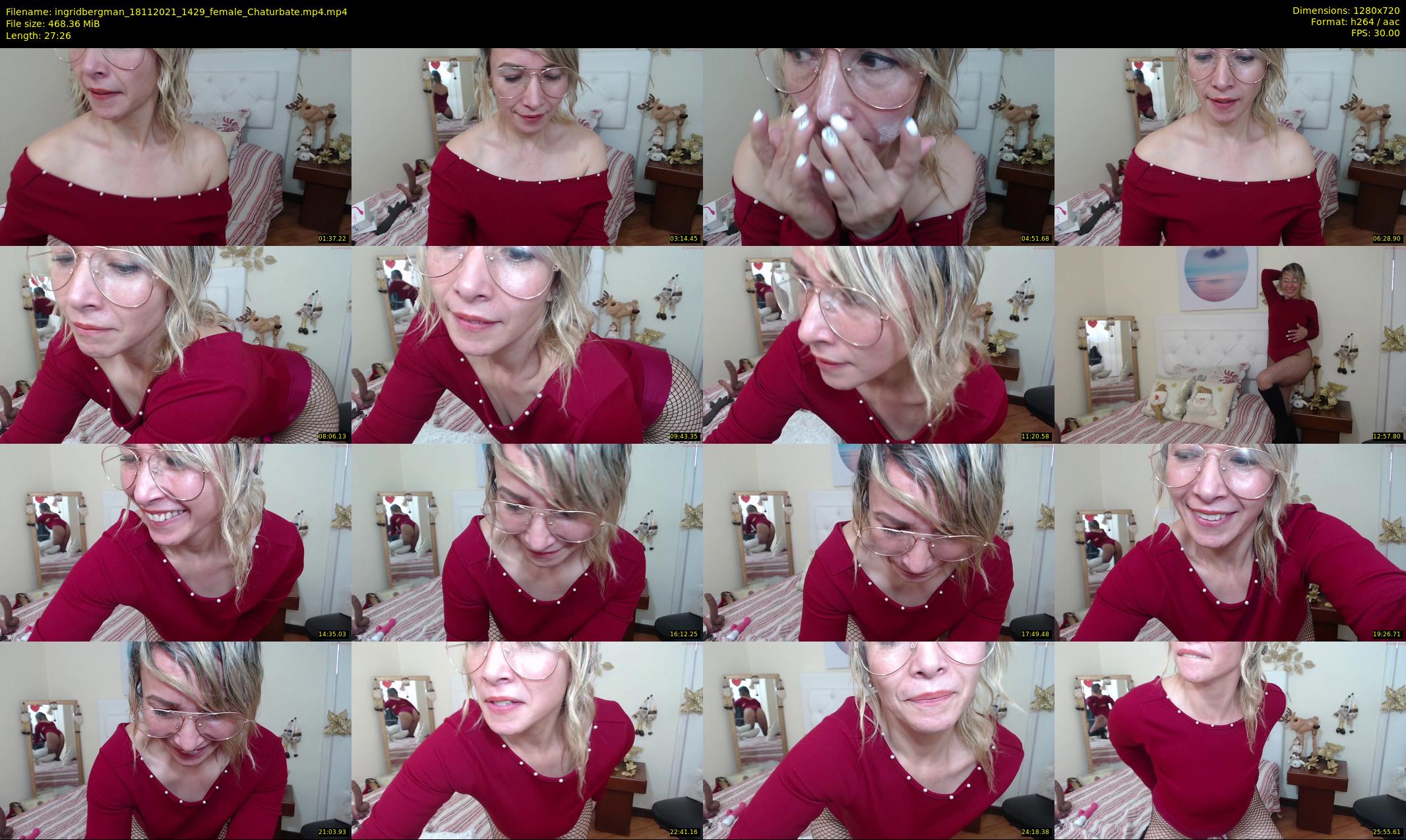 ingridbergman — 28 minute Chaturbate female cam show recording, 720p, Nov 18, 2021
