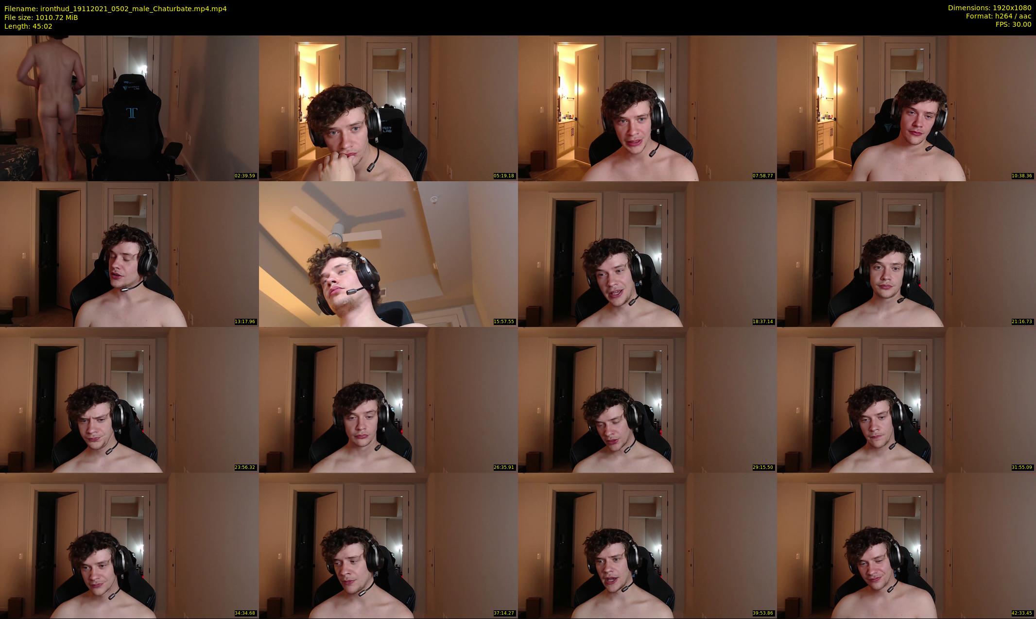 ironthud — 46 minute Chaturbate male cam show recording, 1080p, Nov 19, 2021