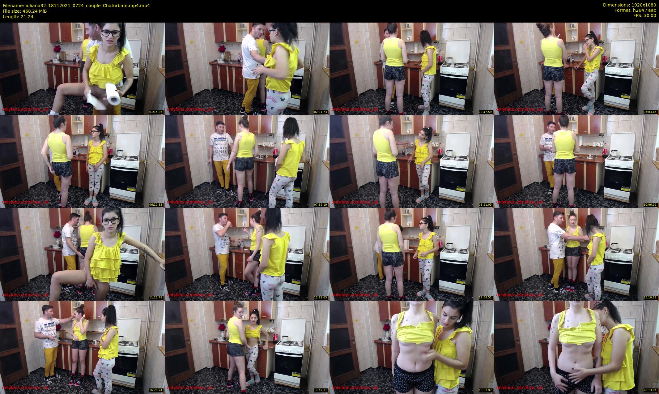 iuliana32 — 22 minute Chaturbate couple cam show recording, 1080p, Nov 18, 2021