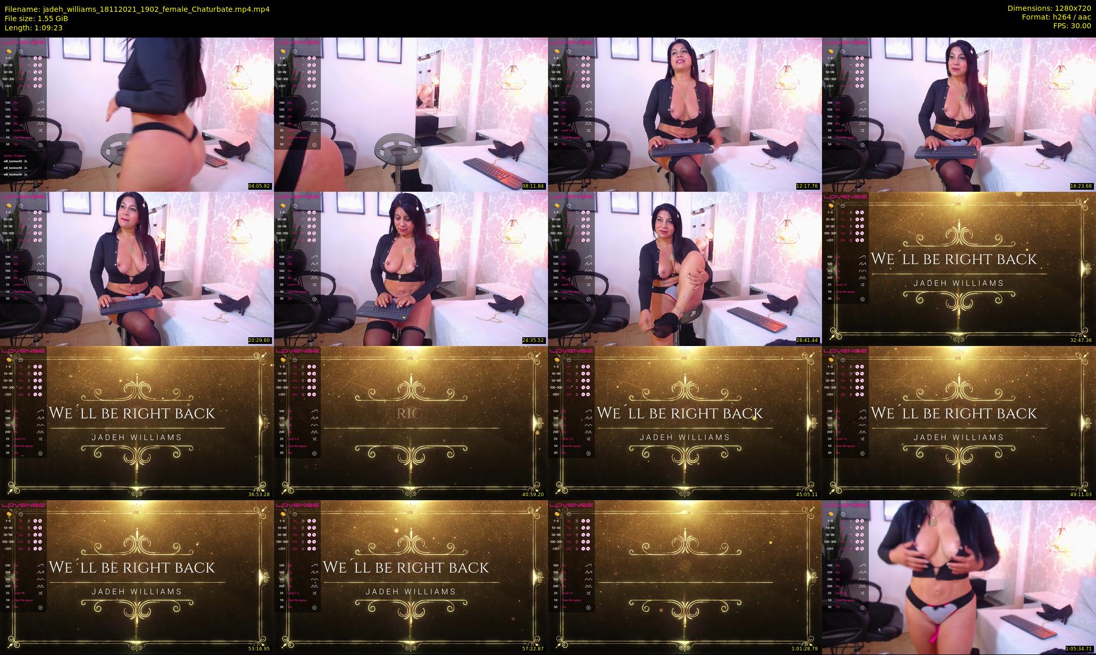 jadeh_williams — 70 minute Chaturbate female cam show recording, 720p, Nov 18, 2021