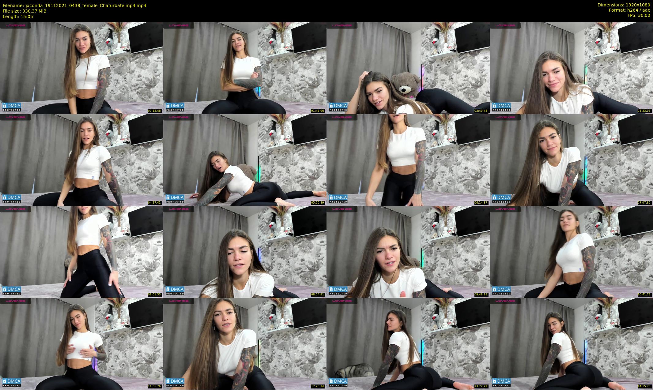 joconda — 16 minute Chaturbate female cam show recording, 1080p, Nov 19, 2021