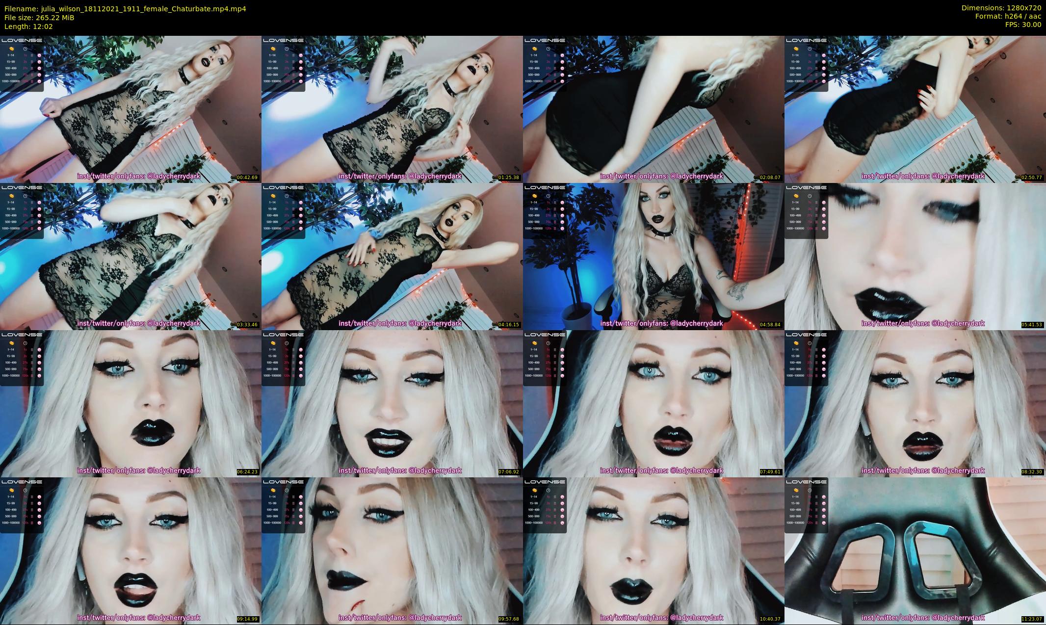 julia_wilson — 13 minute Chaturbate female cam show recording, 720p, Nov 18, 2021