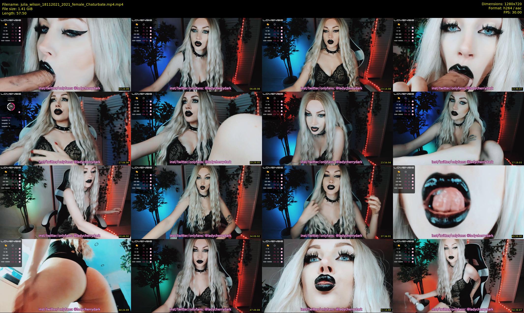julia_wilson — 58 minute Chaturbate female cam show recording, 720p, Nov 18, 2021