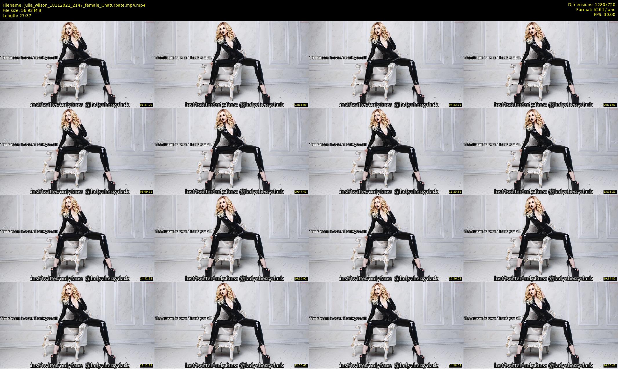 julia_wilson — 28 minute Chaturbate female cam show recording, 720p, Nov 18, 2021