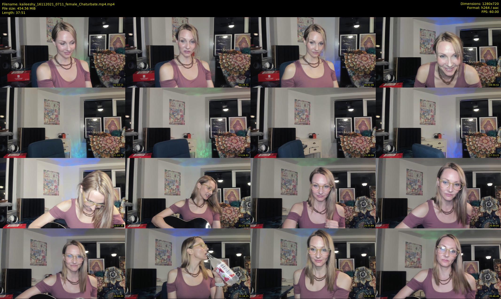kaileeshy — 38 minute Chaturbate female cam show recording, 720p, Nov 16, 2021