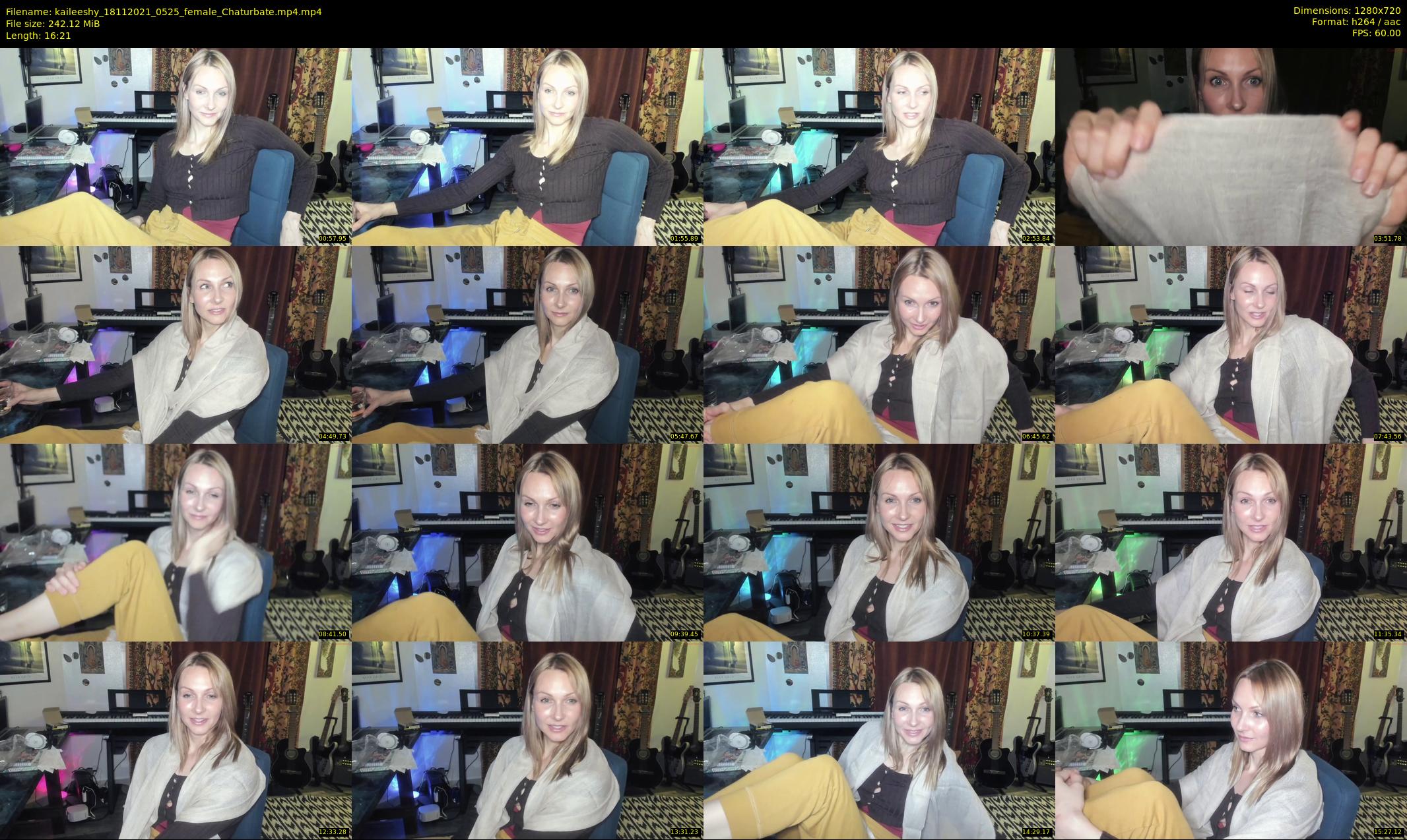 kaileeshy — 17 minute Chaturbate female cam show recording, 720p, Nov 18, 2021
