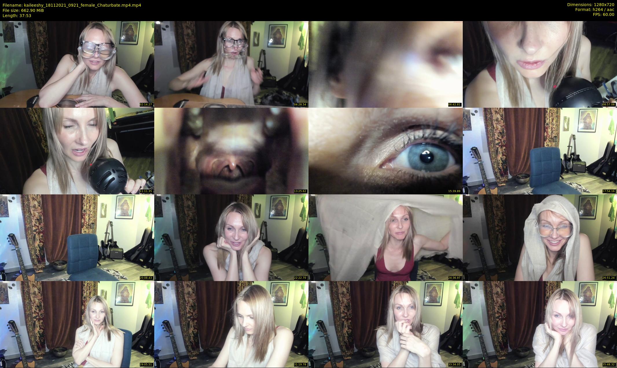 kaileeshy — 38 minute Chaturbate female cam show recording, 720p, Nov 18, 2021