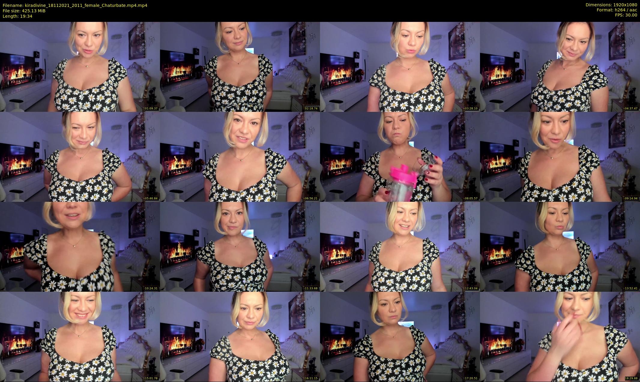 kiradivine — 20 minute Chaturbate female cam show recording, 1080p, Nov 18, 2021