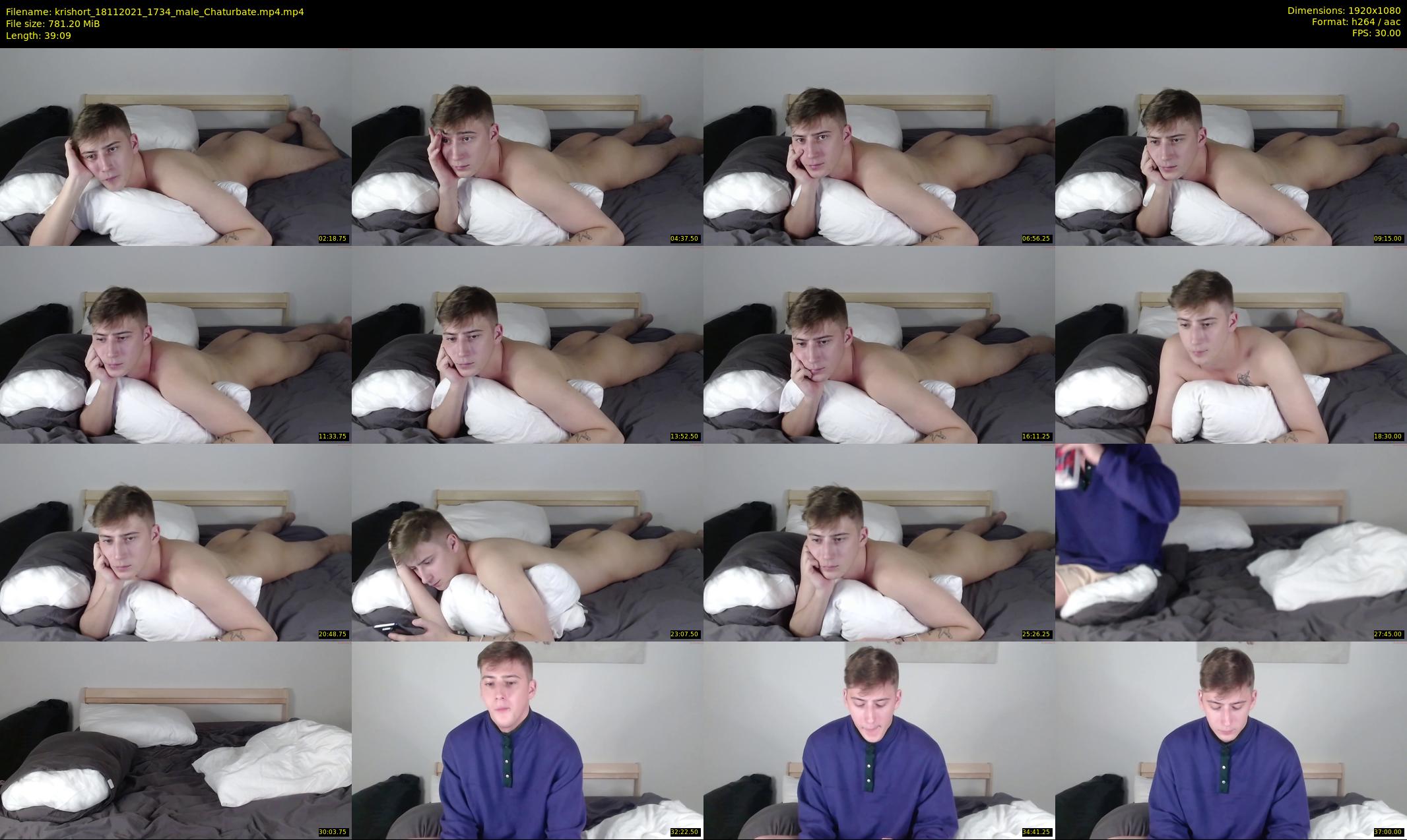 krishort — 40 minute Chaturbate male cam show recording, 1080p, Nov 18, 2021