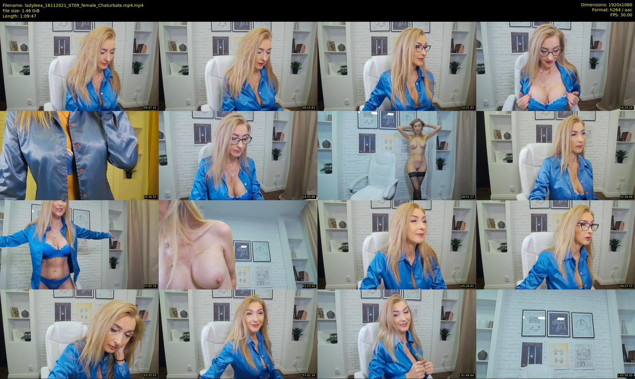 ladyleea — 70 minute Chaturbate female cam show recording, 1080p, Nov 16, 2021