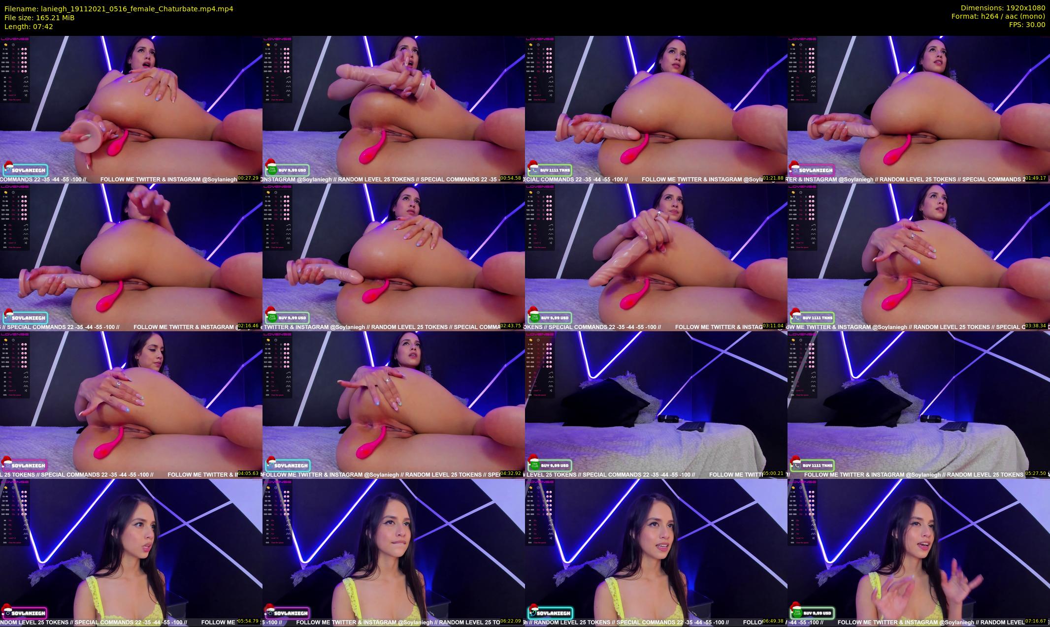 laniegh — 8 minute Chaturbate female cam show recording, 1080p, Nov 19, 2021