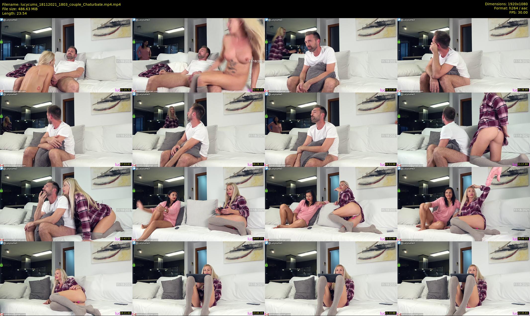 lucycums — 24 minute Chaturbate couple cam show recording, 1080p, Nov 18, 2021
