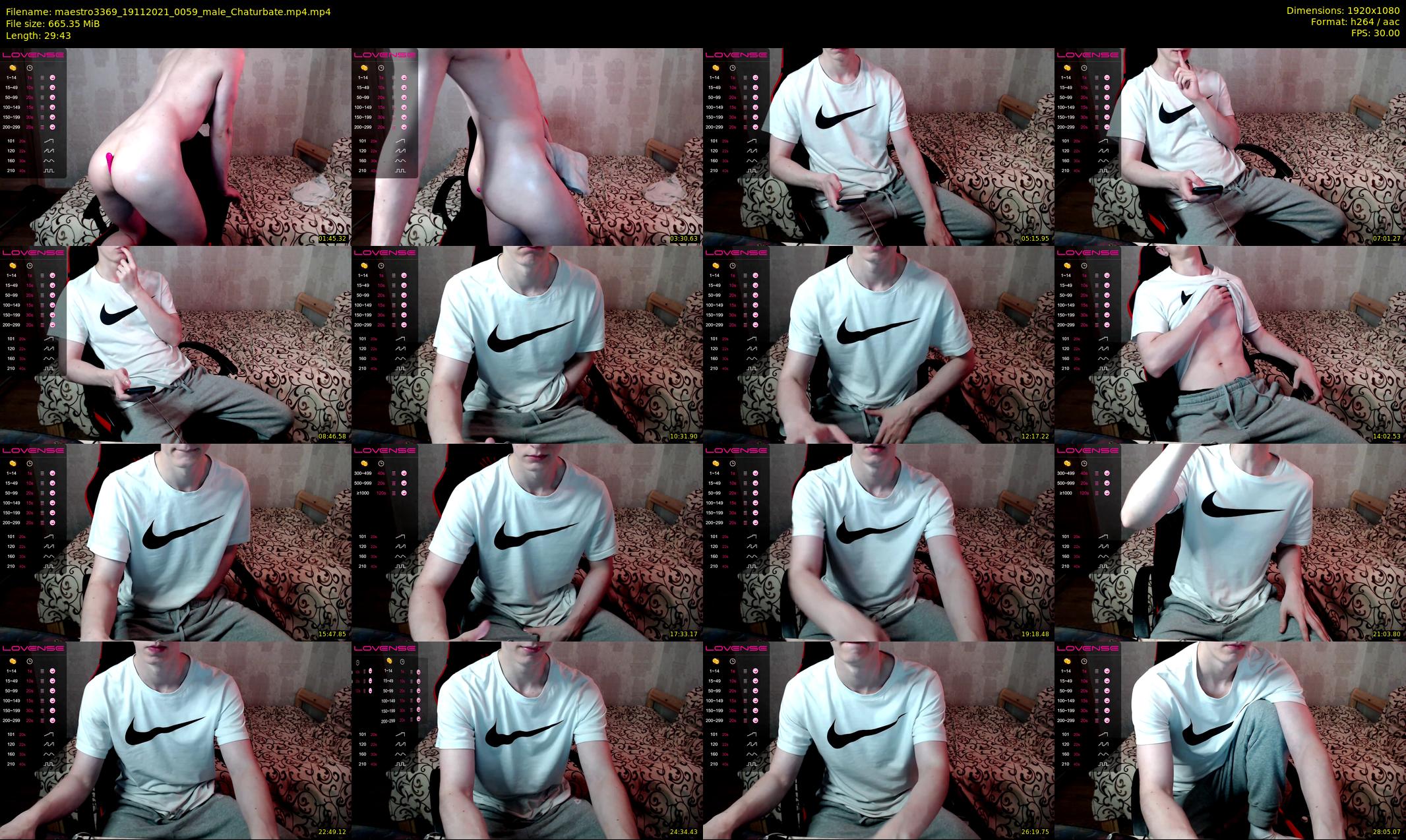 maestro3369 — 30 minute Chaturbate male cam show recording, 1080p, Nov 19, 2021