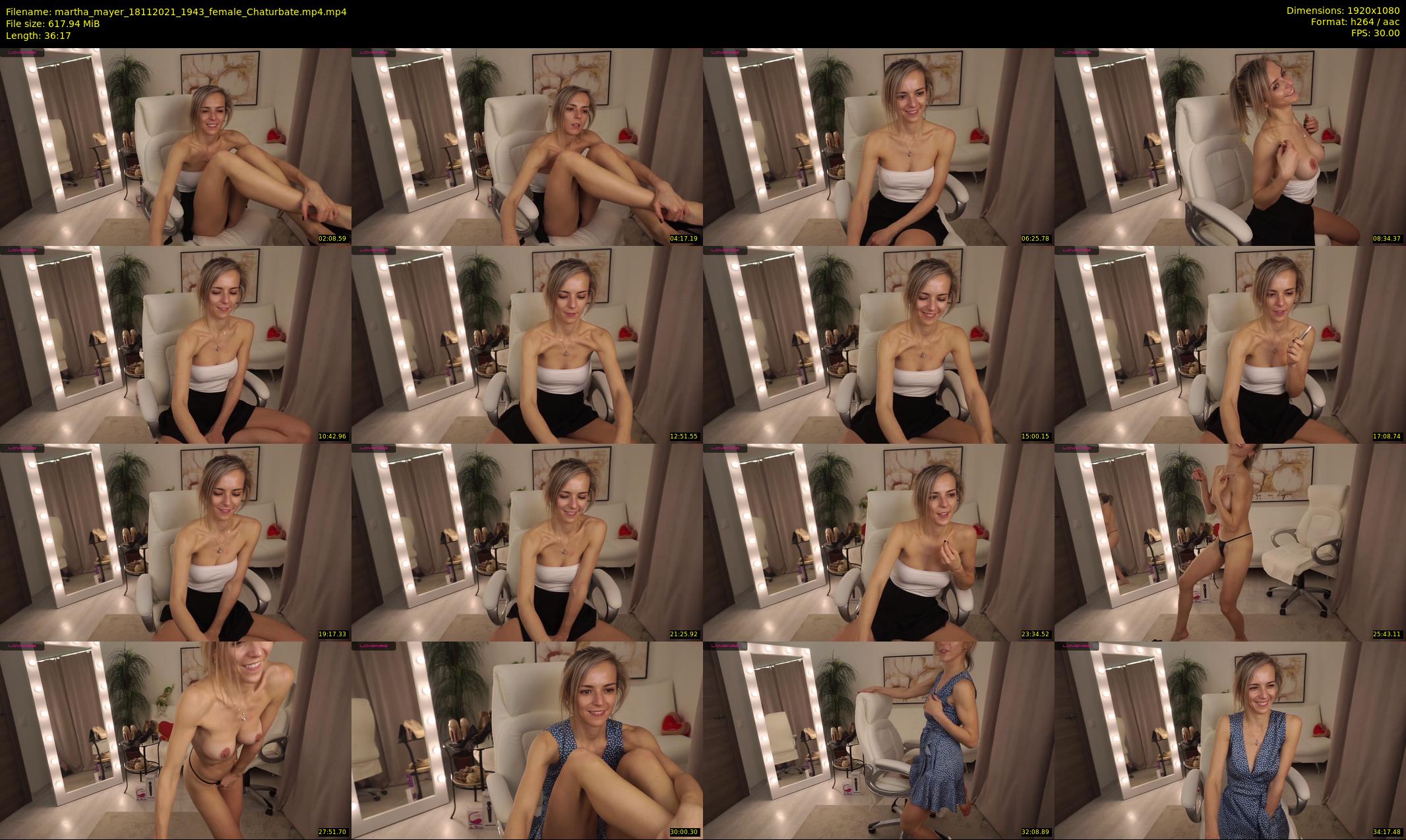 martha_mayer — 37 minute Chaturbate female cam show recording, 1080p, Nov 18, 2021