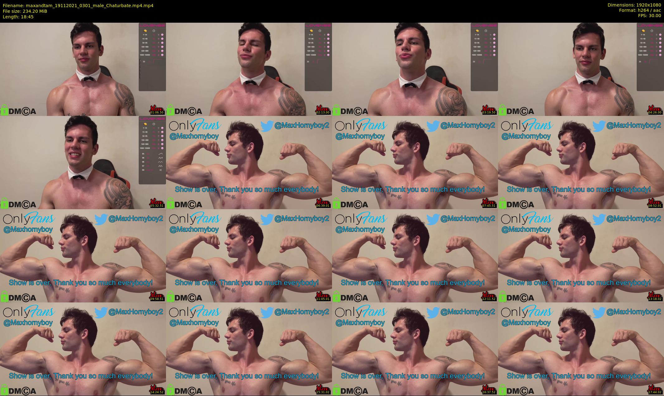 maxandtam — 19 minute Chaturbate couple cam show recording, 1080p, Nov 19, 2021