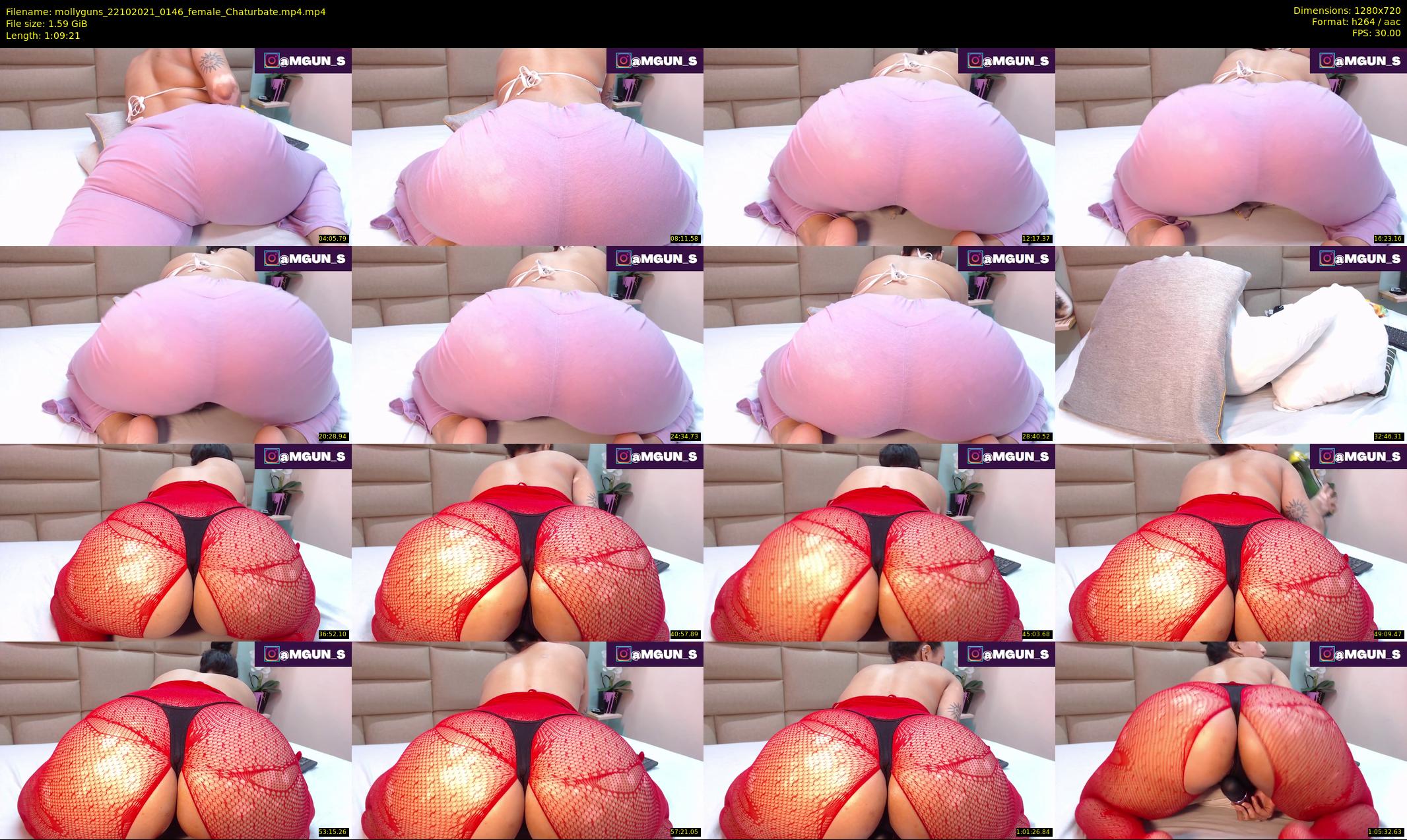 mollyguns — 70 minute Chaturbate female cam show recording, 720p, Oct 22, 2021